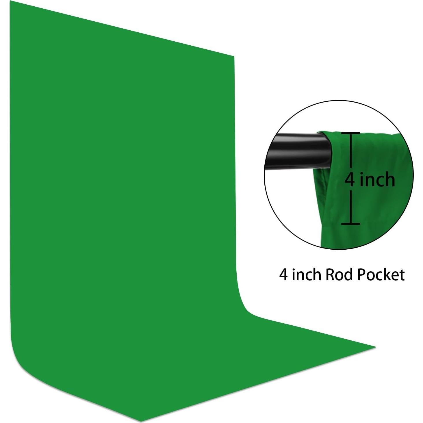 Fondo Verde UTEBIT 1.83 x 2.74 m Tela para Fotografía y Video