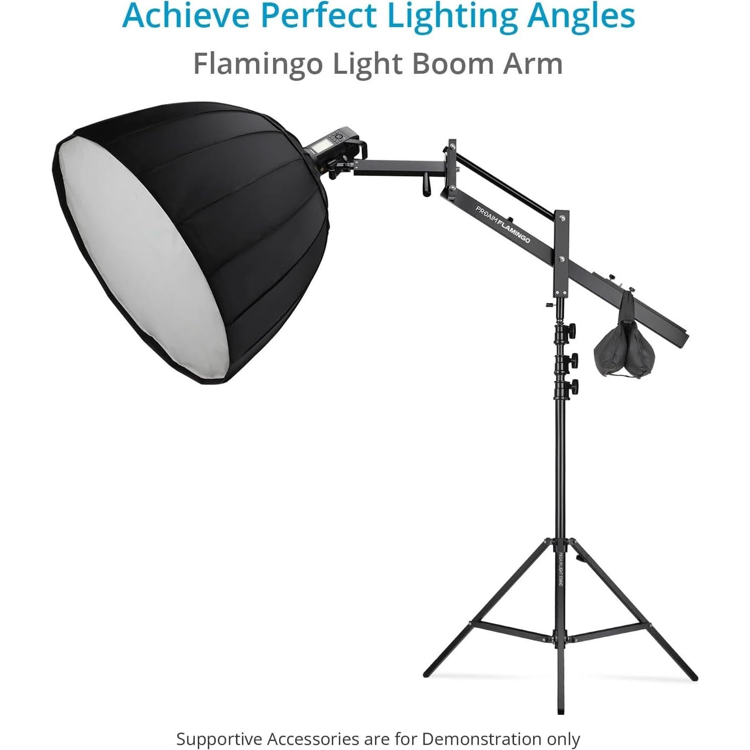 Brazo de Luz Proaim Flamingo 128 cm para Estudio P-FLB-48