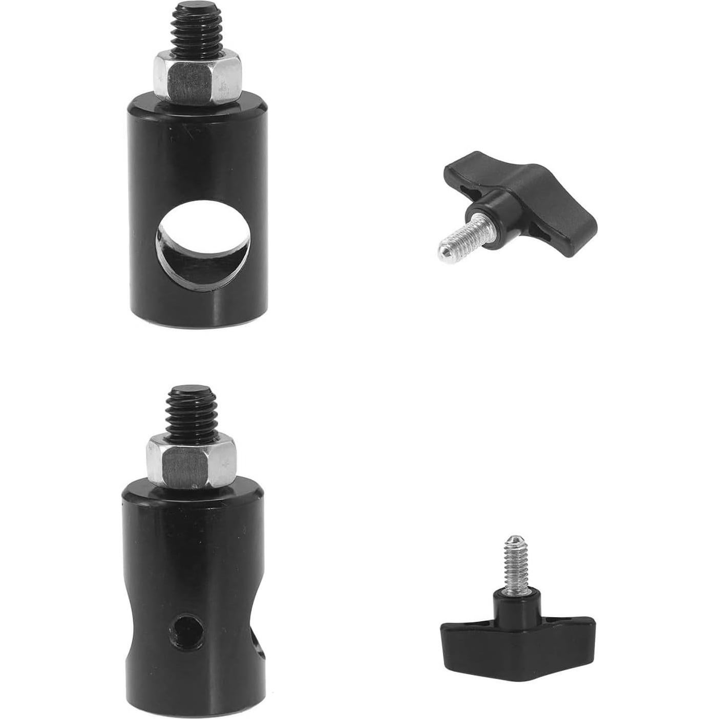 Adaptador Rápido 2PCS Wellmaking con Tornillo 3/8" y 1/4"