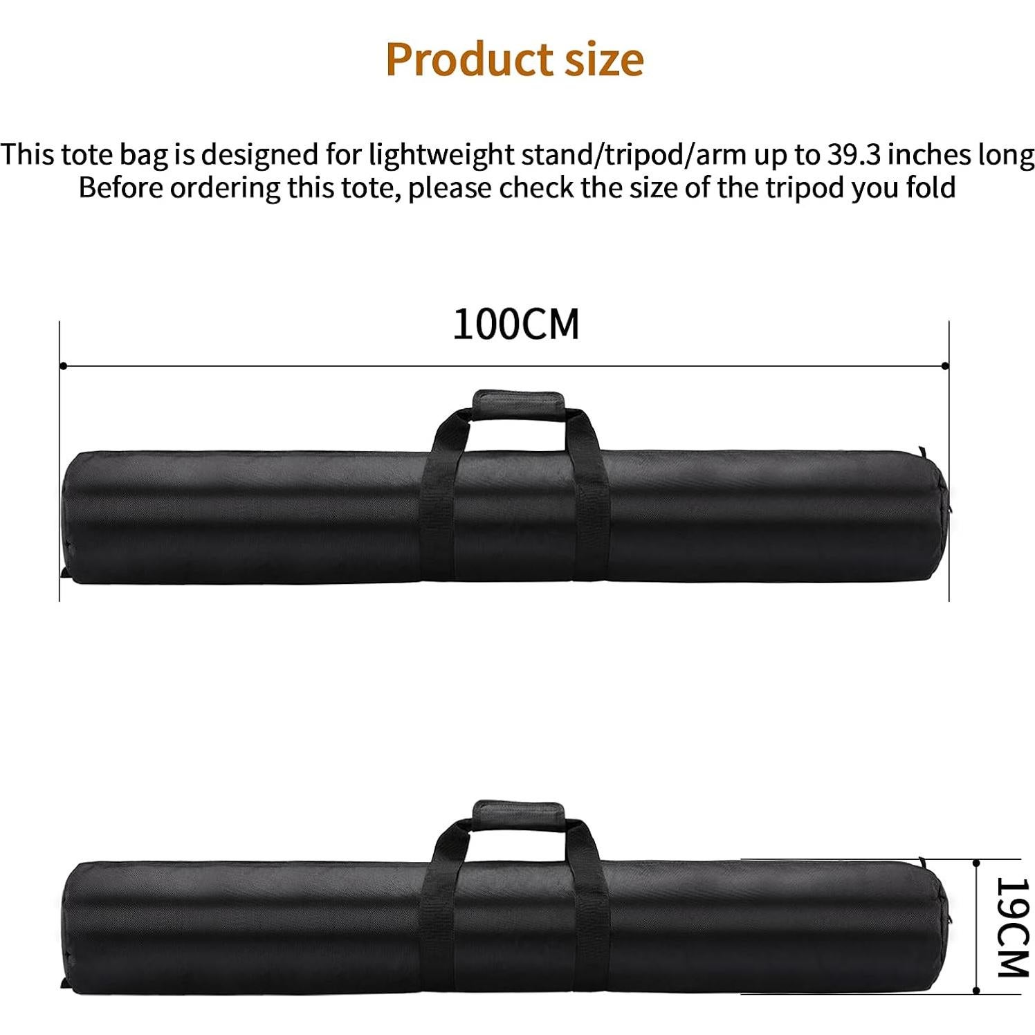 Funda para Trípode SUPON 100cm Nylon Acolchada Negra