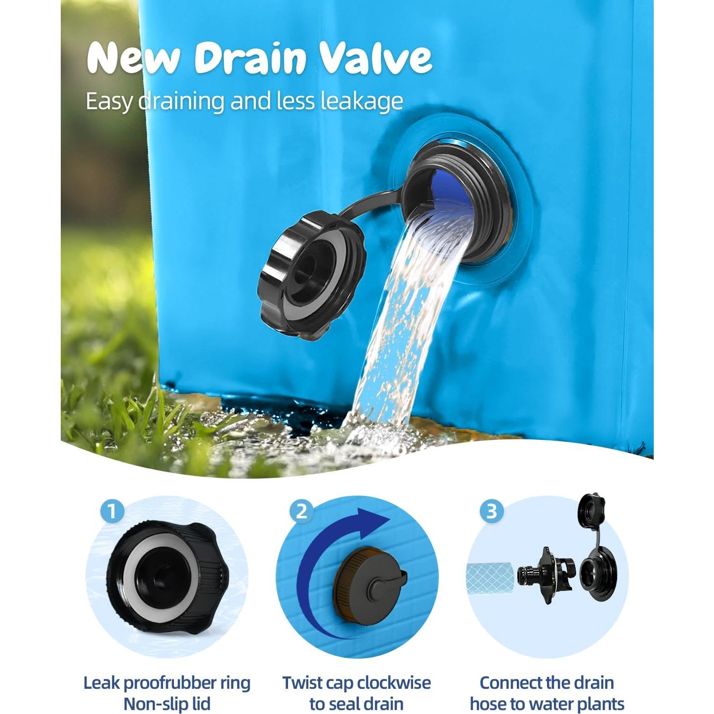 Piscina Plegable para Perros Desoxivi Azul 80x20 cm PVC