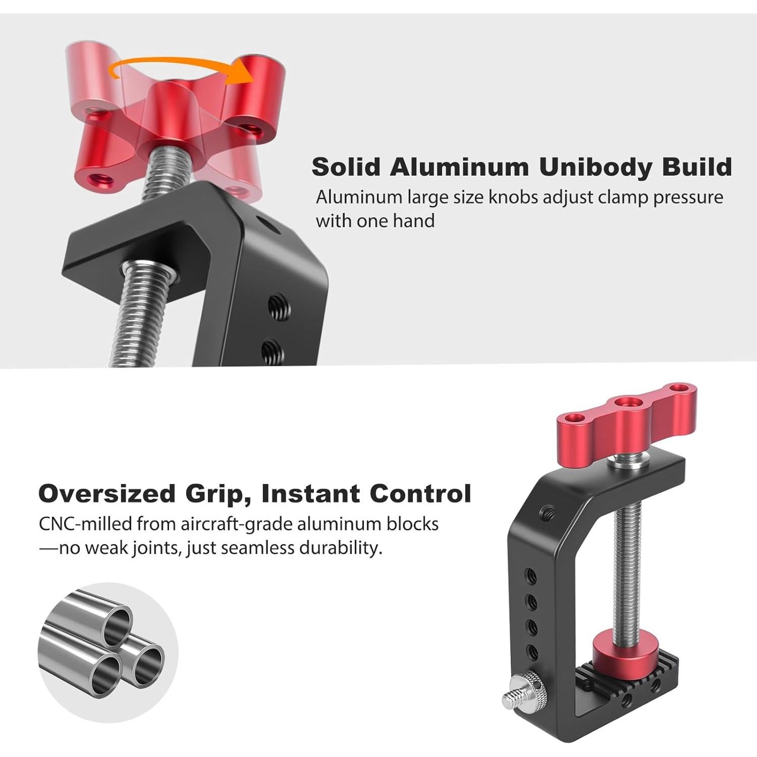 Soporte de cámara de escritorio Mechrig con abrazadera C 60mm