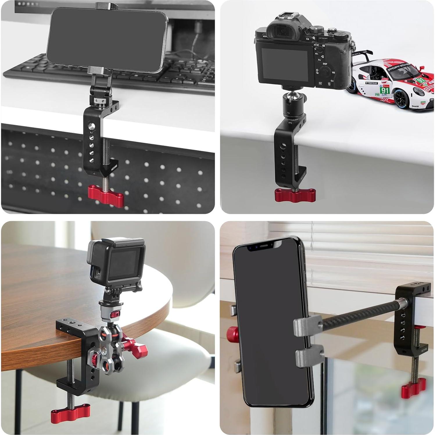 Soporte de cámara de escritorio Mechrig con abrazadera C 60mm