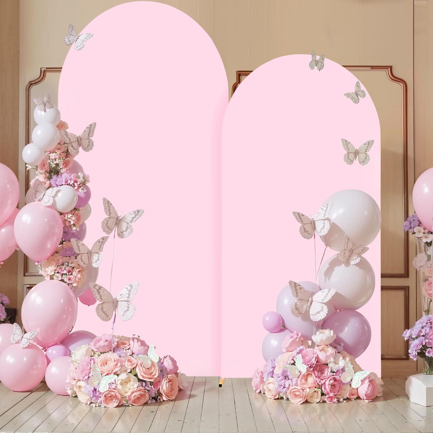 Cubierta de Arco Rosa 6FT Wish Care para Bodas y Fiestas