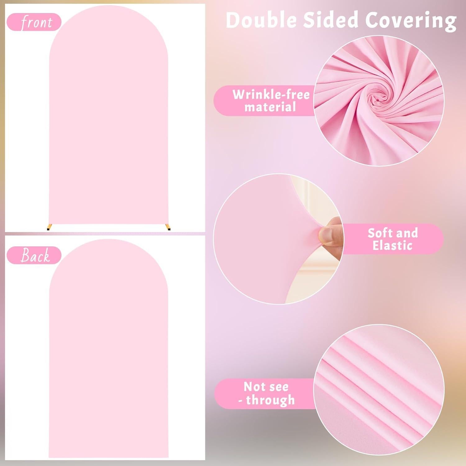 Cubierta de Arco Rosa 6FT Wish Care para Bodas y Fiestas