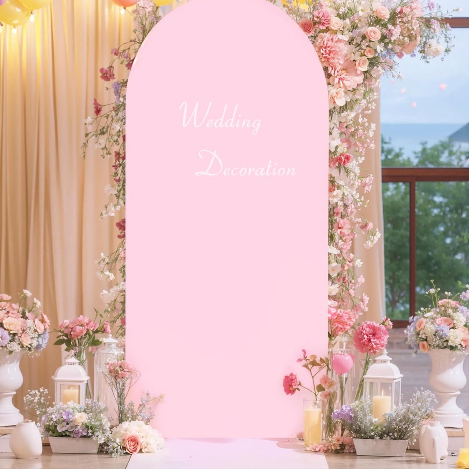 Cubierta de Arco Rosa 6FT Wish Care para Bodas y Fiestas