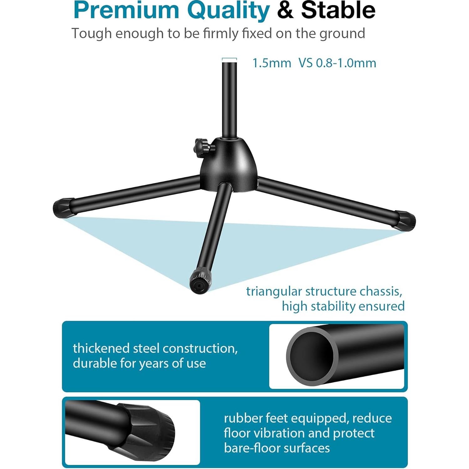 Soporte de Micrófono InnoGear TS280 Ajustable 89-150 cm
