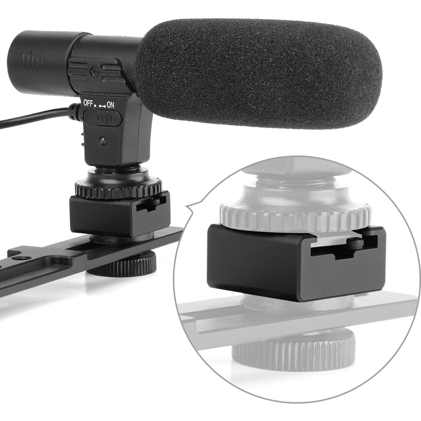 Adaptador de Montaje de Zapata Fría Anwenk 1/4"-20 para Flash