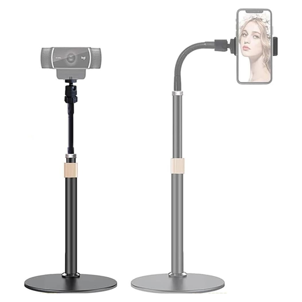 Soporte de escritorio flexible Etubby para teléfono y webcam