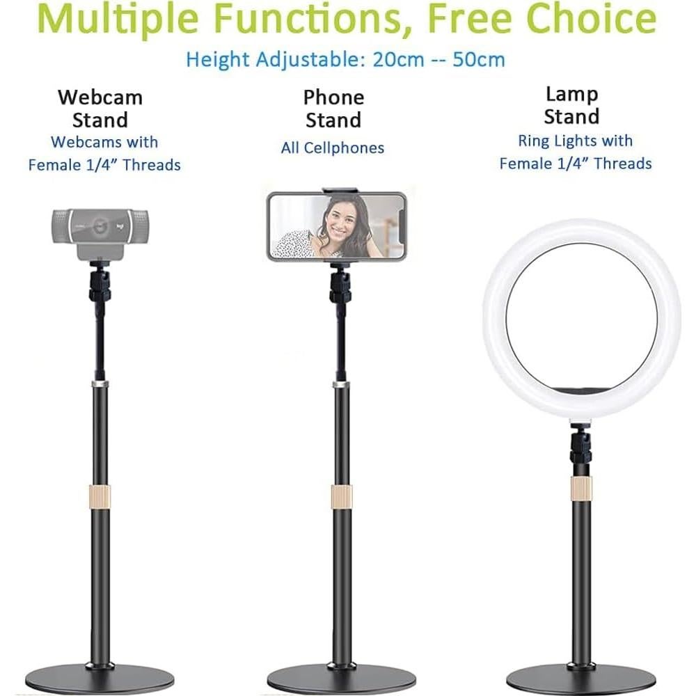 Soporte de escritorio flexible Etubby para teléfono y webcam