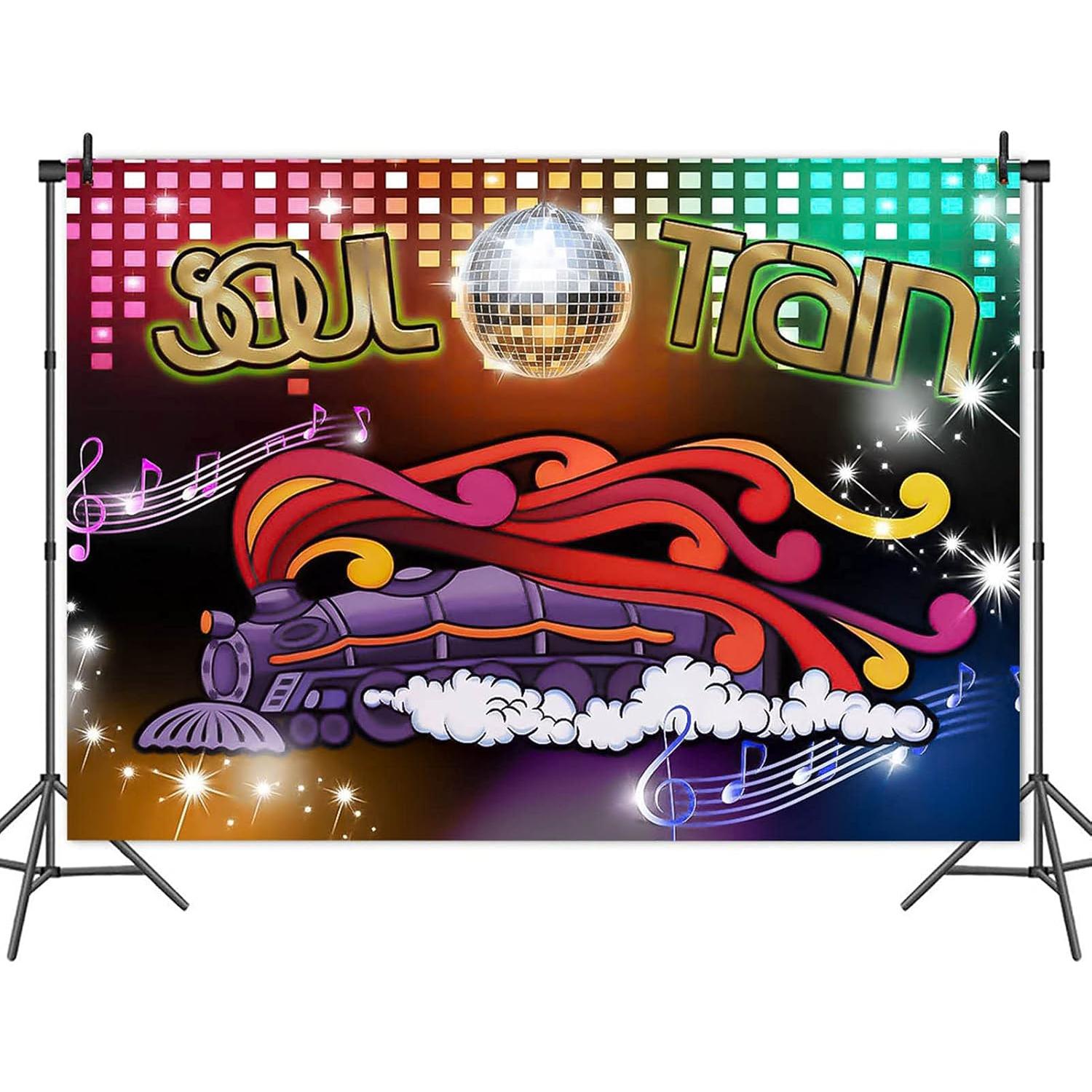 Fondo Fotográfico Neon 70s 80s Qian 150x100 cm Decoración