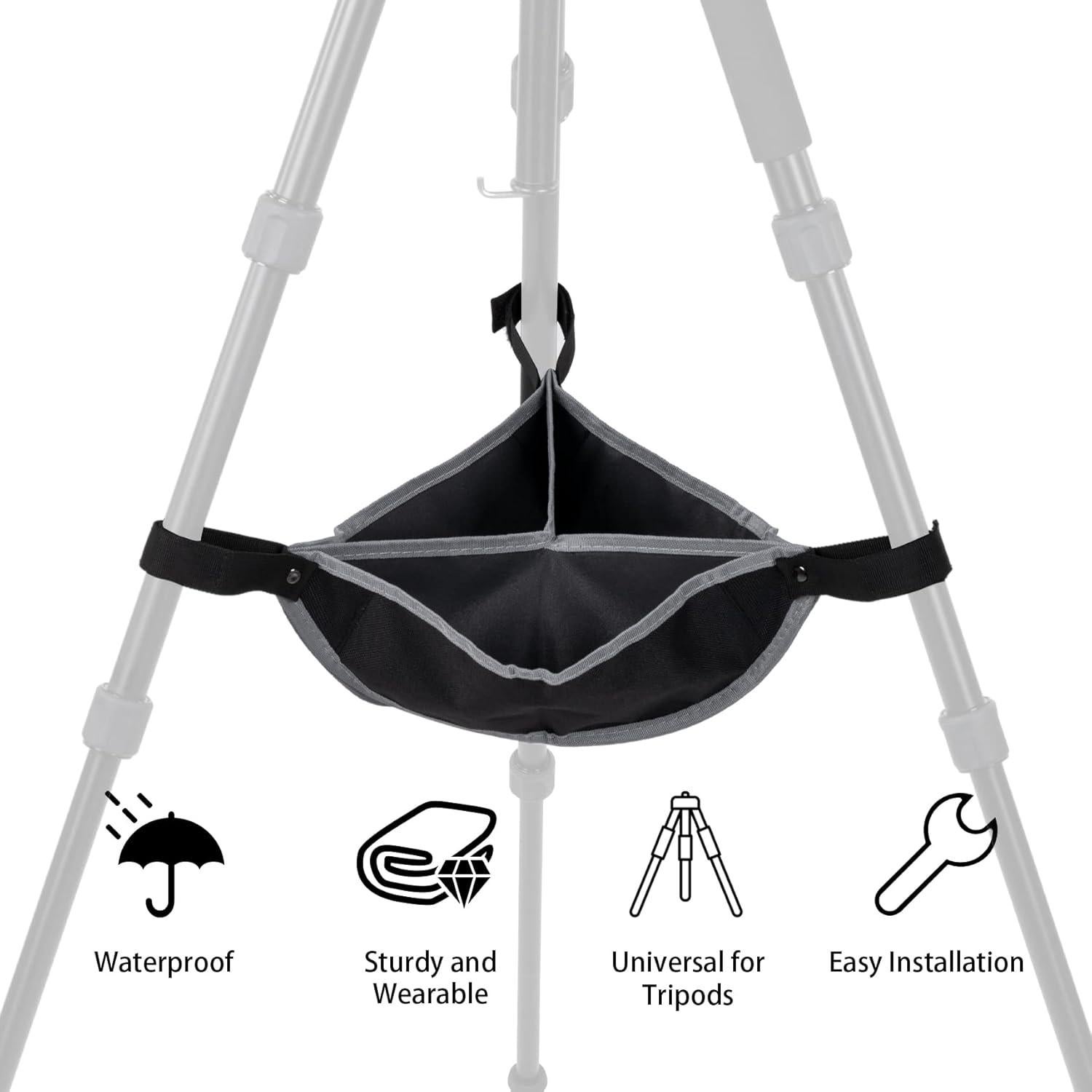 Bolsa de peso para trípode Selens gris 15x13x5cm alta resistencia