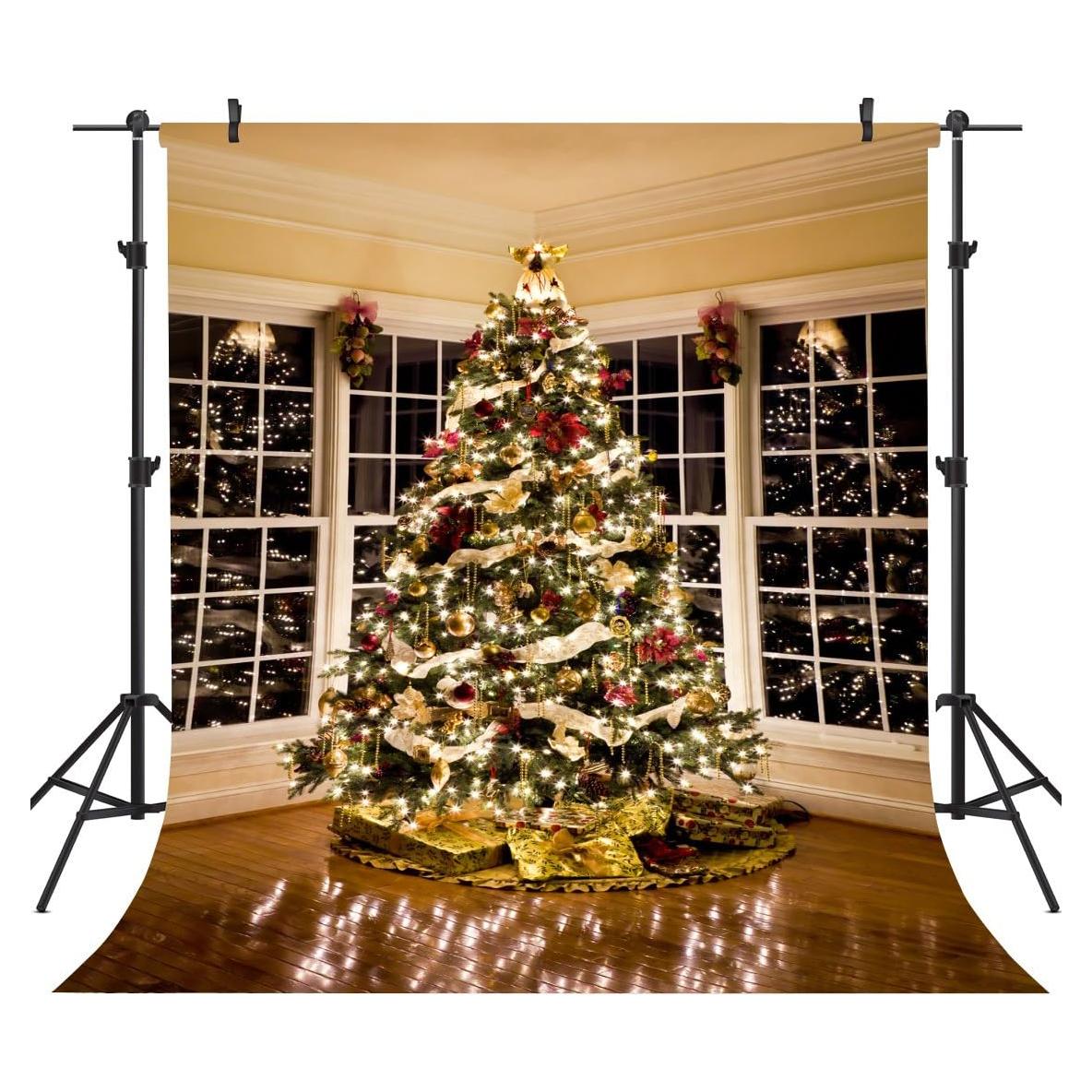 Fondo Fotográfico Navideño Personalizado 3.05x3.05m Vinilo