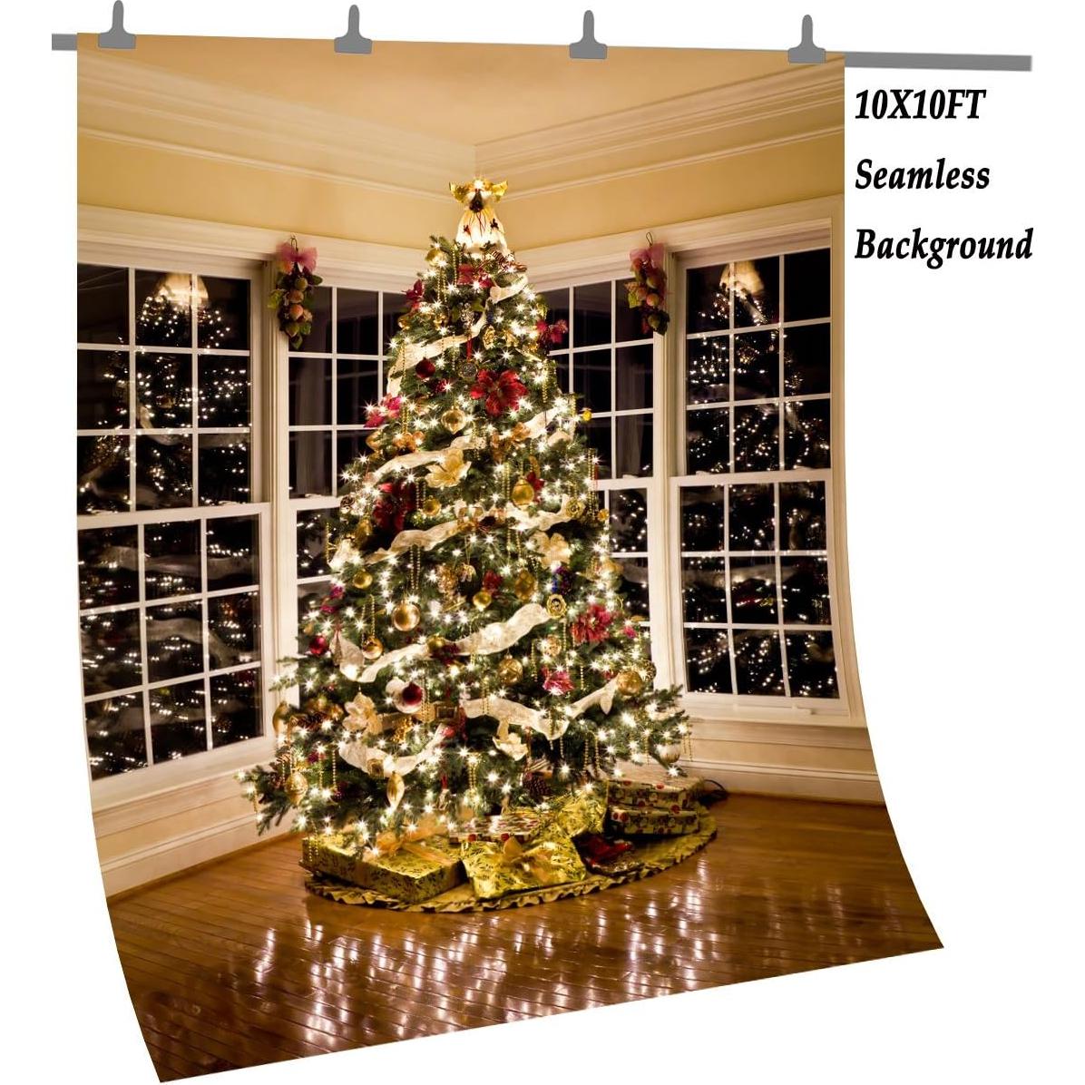 Fondo Fotográfico Navideño Personalizado 3.05x3.05m Vinilo