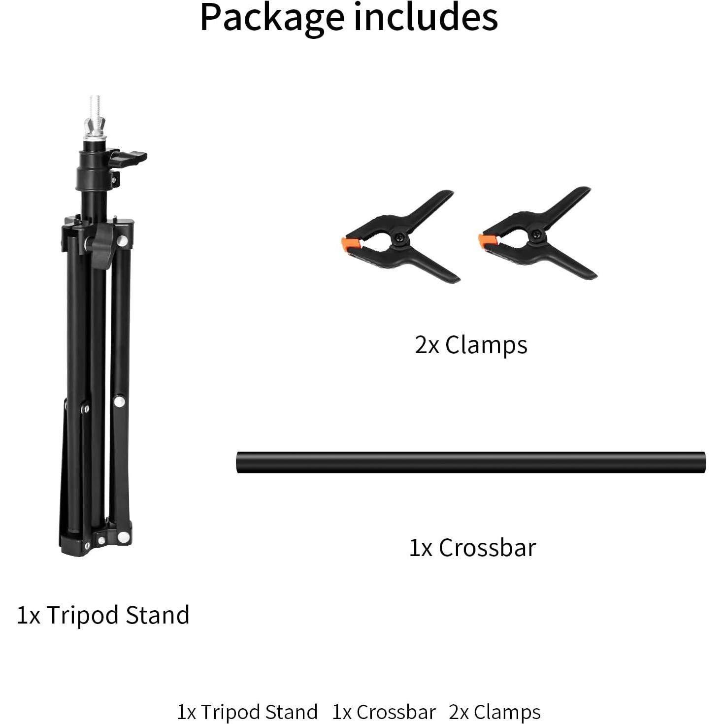 Soporte de Fondo de Fotografía Selens T Ajustable 64-102 cm