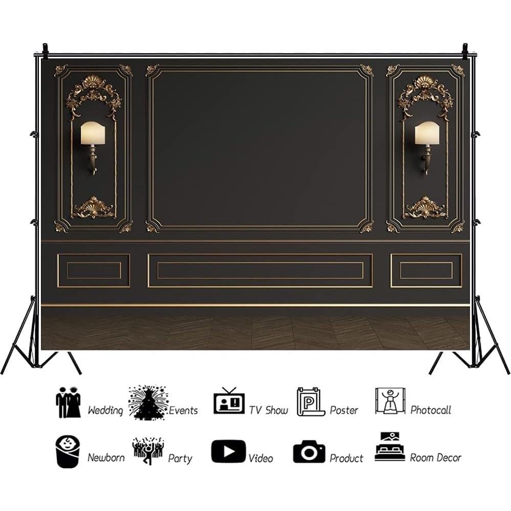 Fondo Fotográfico Vinilo OERJU 10x7ft Retro Vintage