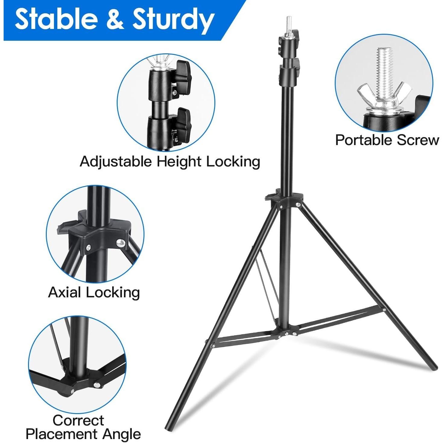 Soporte de Fondo Ajustable iMounTEK 1.49x1.98m con Accesorios