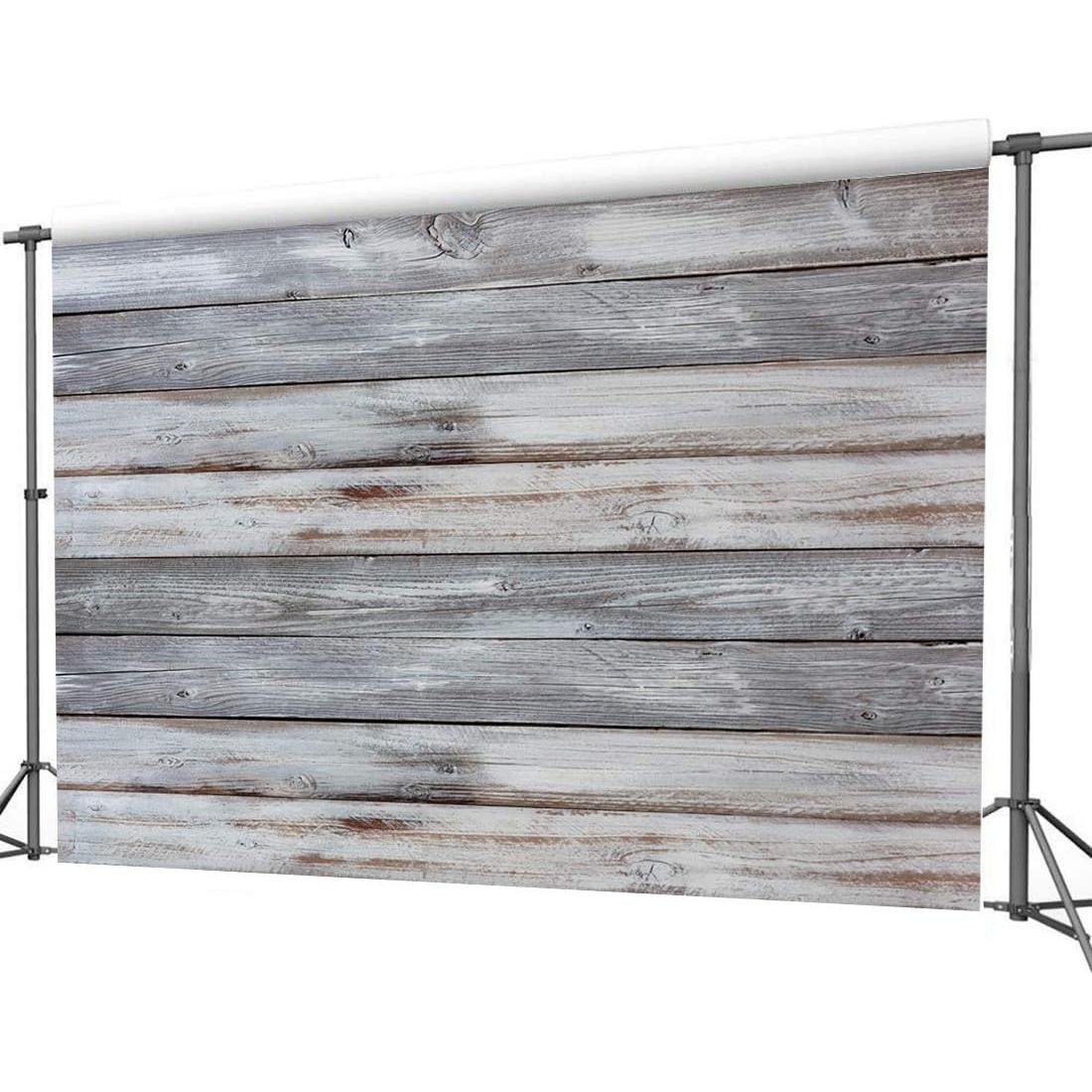 Telón de Fondo Fotográfico Dudaacvt 2.1x1.5m Madera Gris