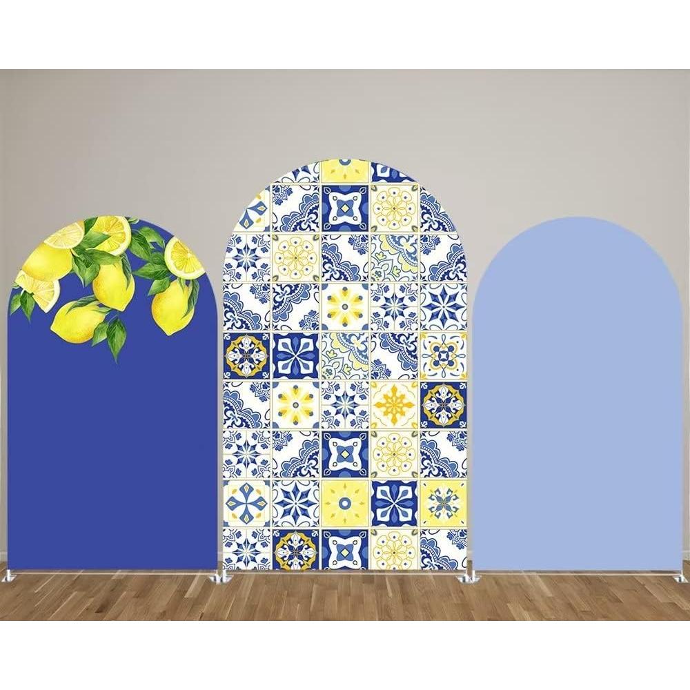 Cubierta de Fondo Arqueada Azul Claro Elástica 182.88x91.44 cm