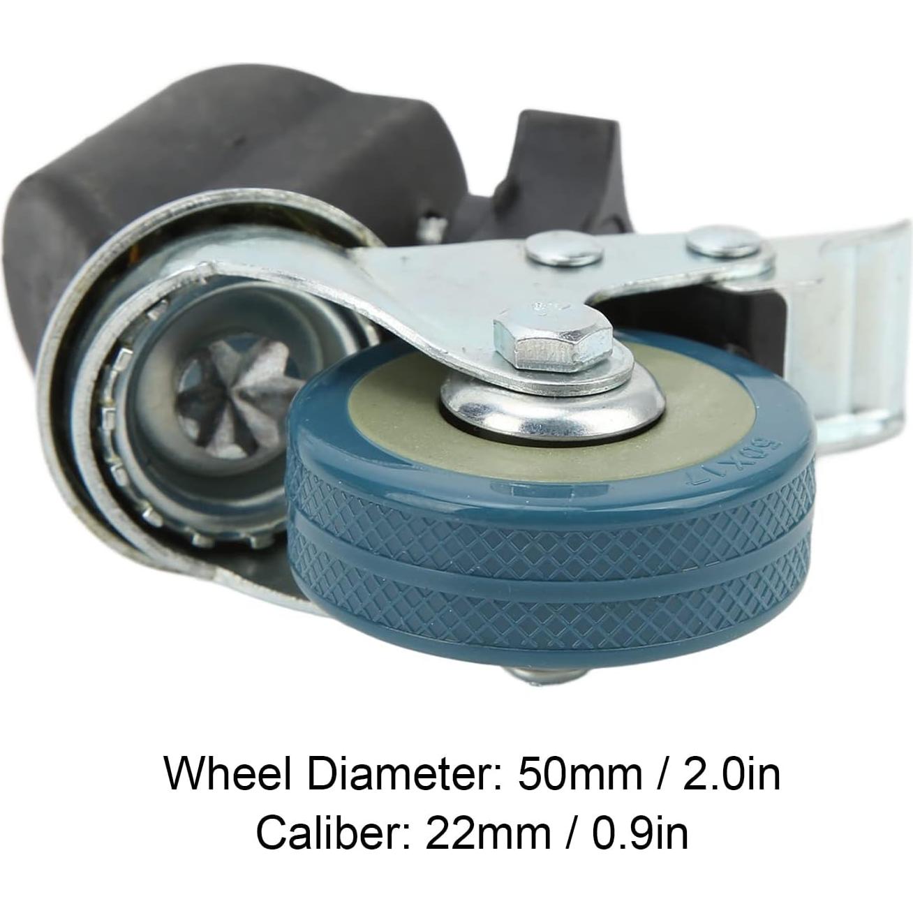 Juego de Ruedas Giratorias Archuu 50mm para Soporte de Luz 3pcs