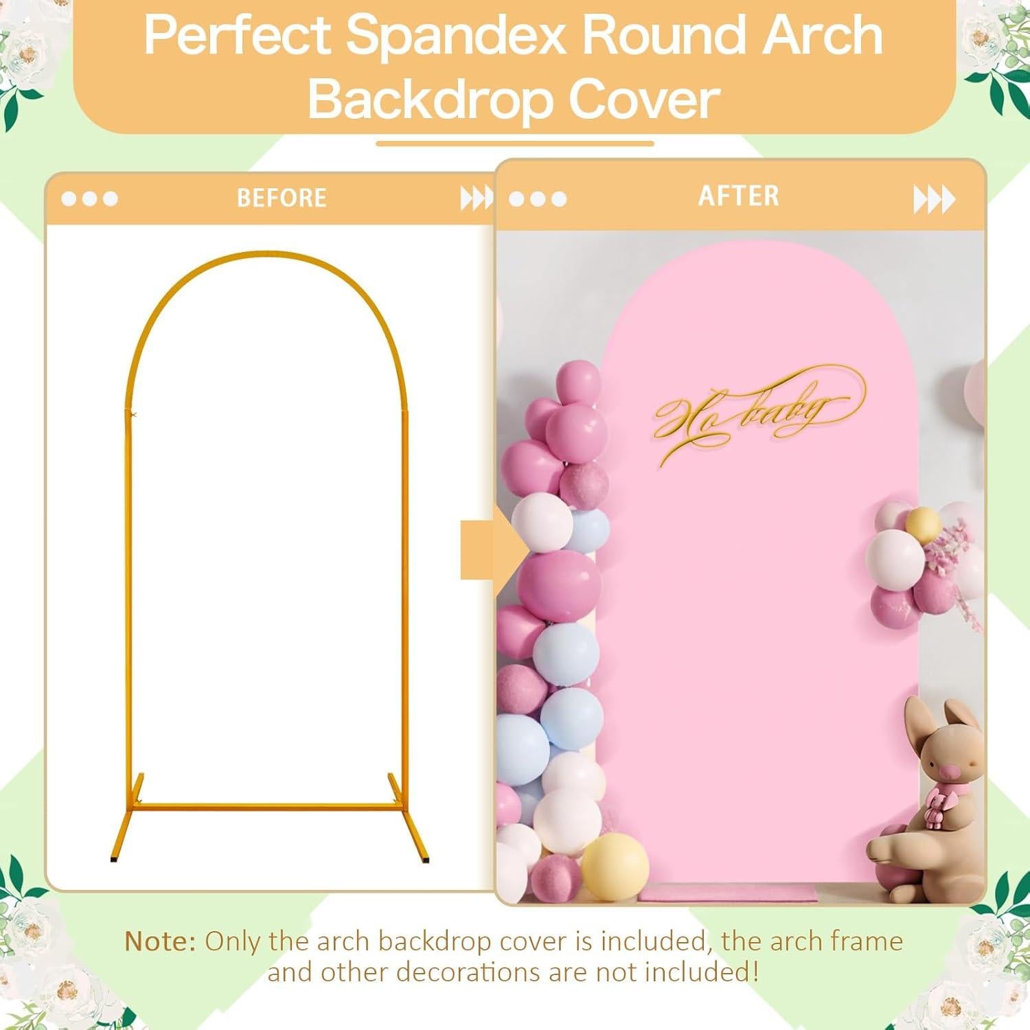 Cubiertas de Fondo Redondas 2 en 1 OurWarm Rosa y Azul 4FT-6FT