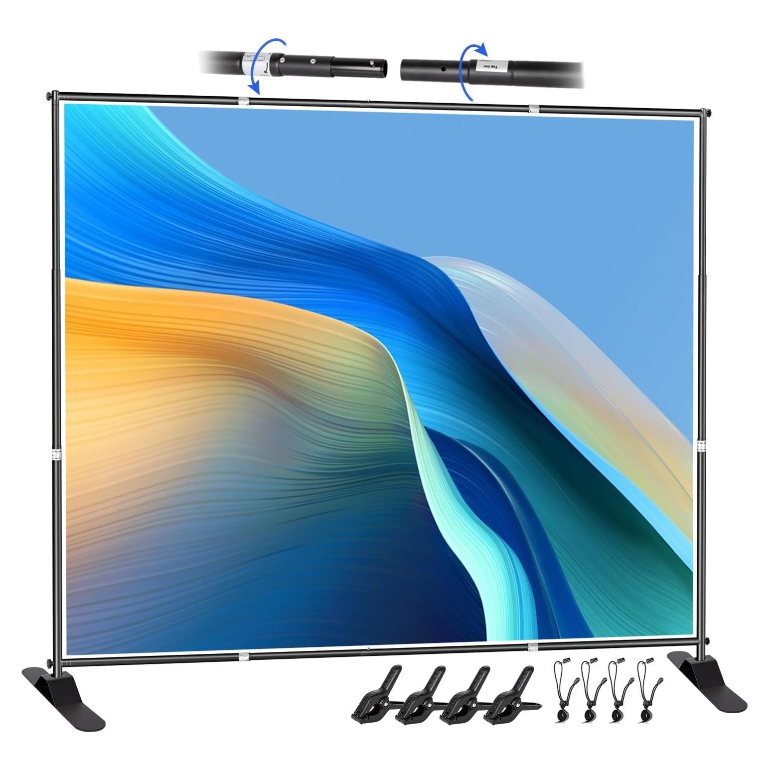 Soporte de Banner Fotográfico SLOW DOLPHIN 3.05x3.05m Ajustable