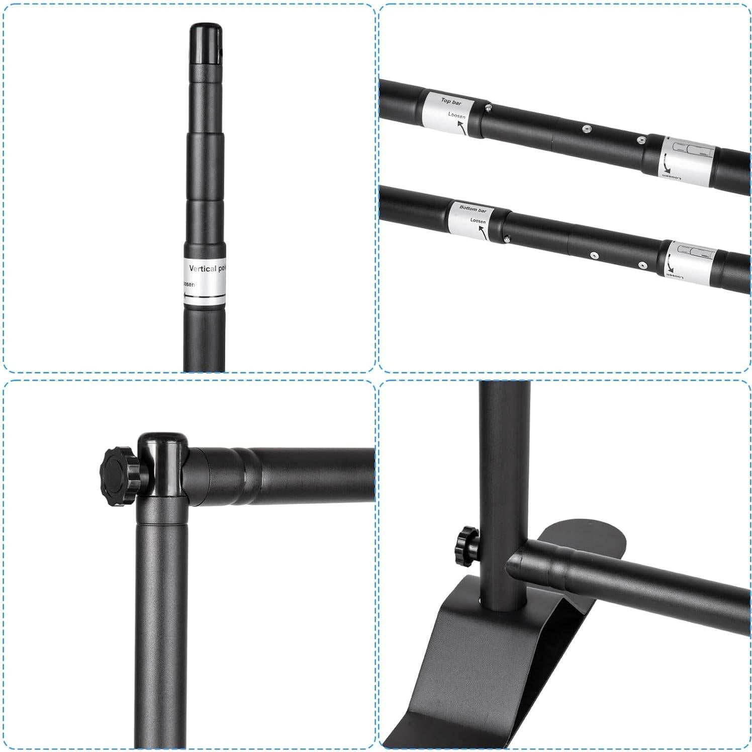 Soporte de Banner Fotográfico SLOW DOLPHIN 3.05x3.05m Ajustable