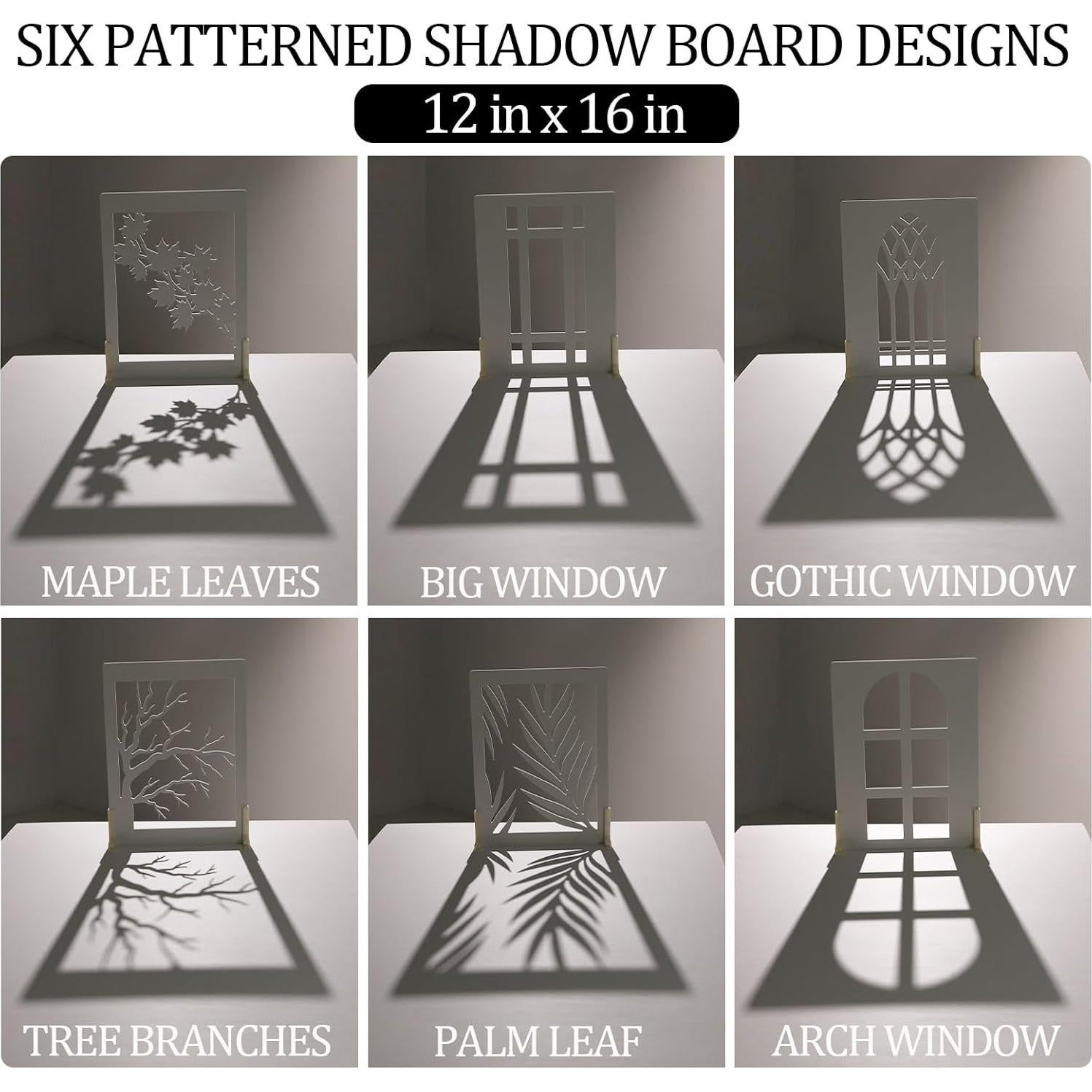 6 Tableros de Sombra para Fotografía MDAOCRY 30x40 cm PVC