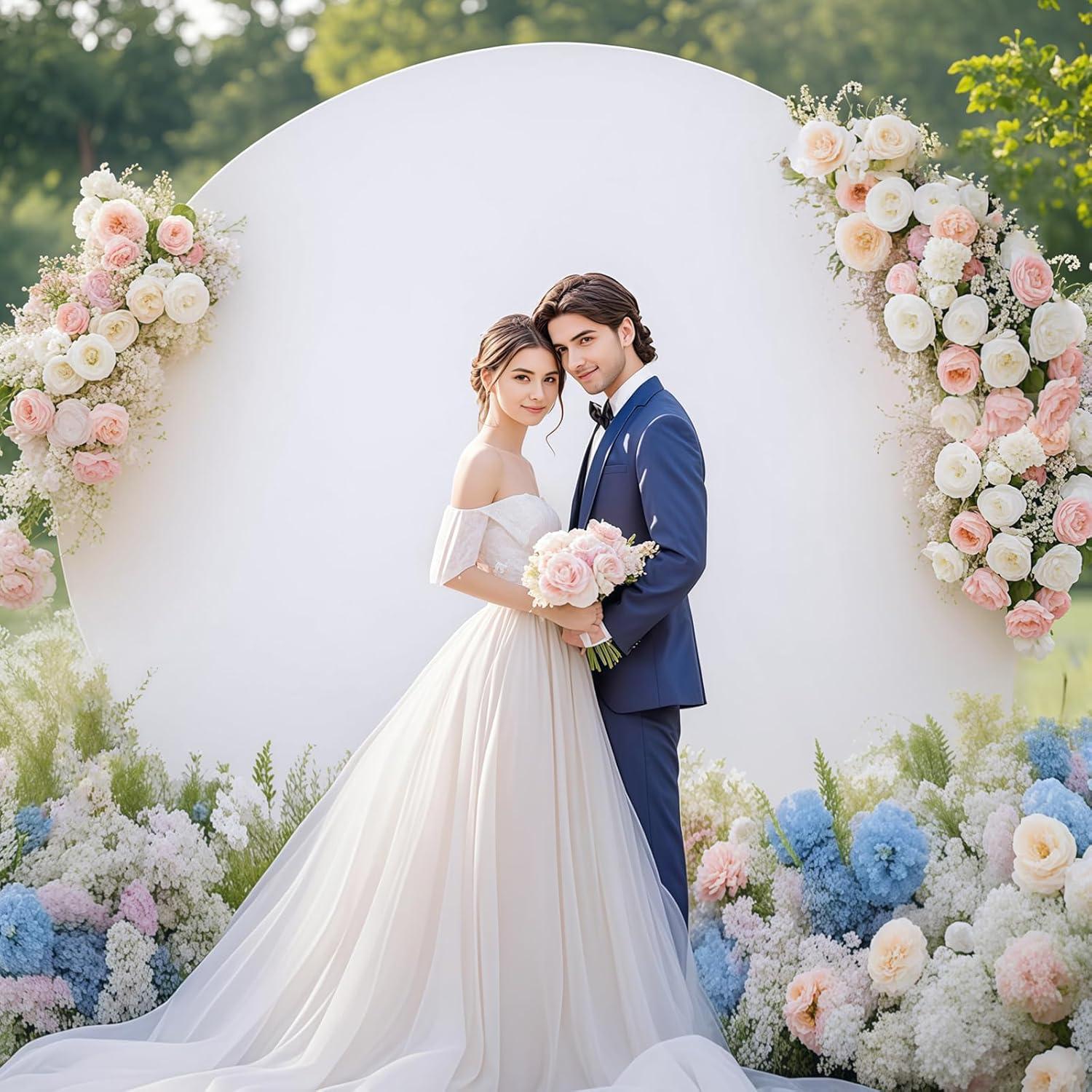 Cubierta de fondo redonda doble cara 2m GUANSEN blanca