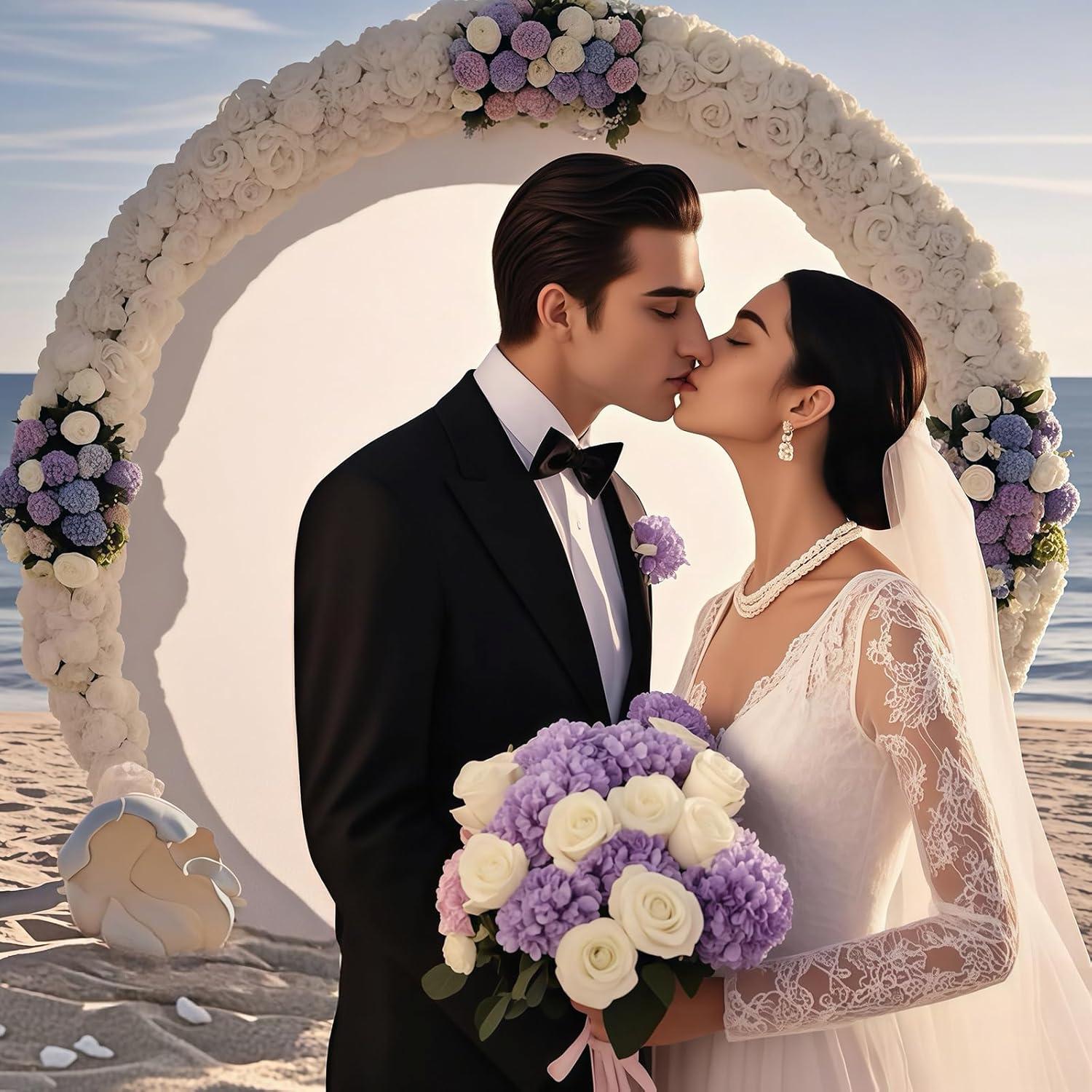 Cubierta de fondo redonda doble cara 2m GUANSEN blanca