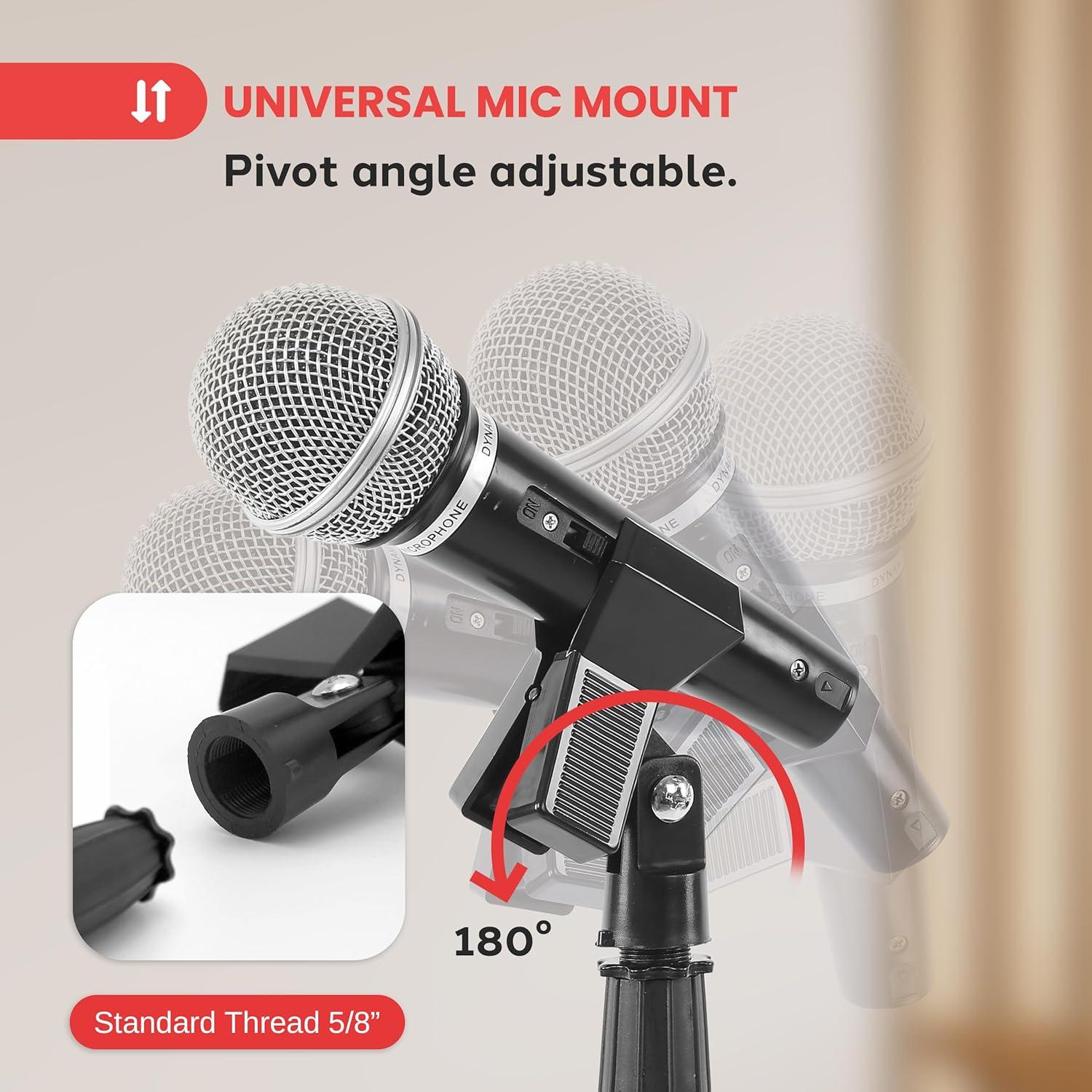 Soporte de Micrófono Ajustable Pyle PMKS51 91.9-161.7 cm