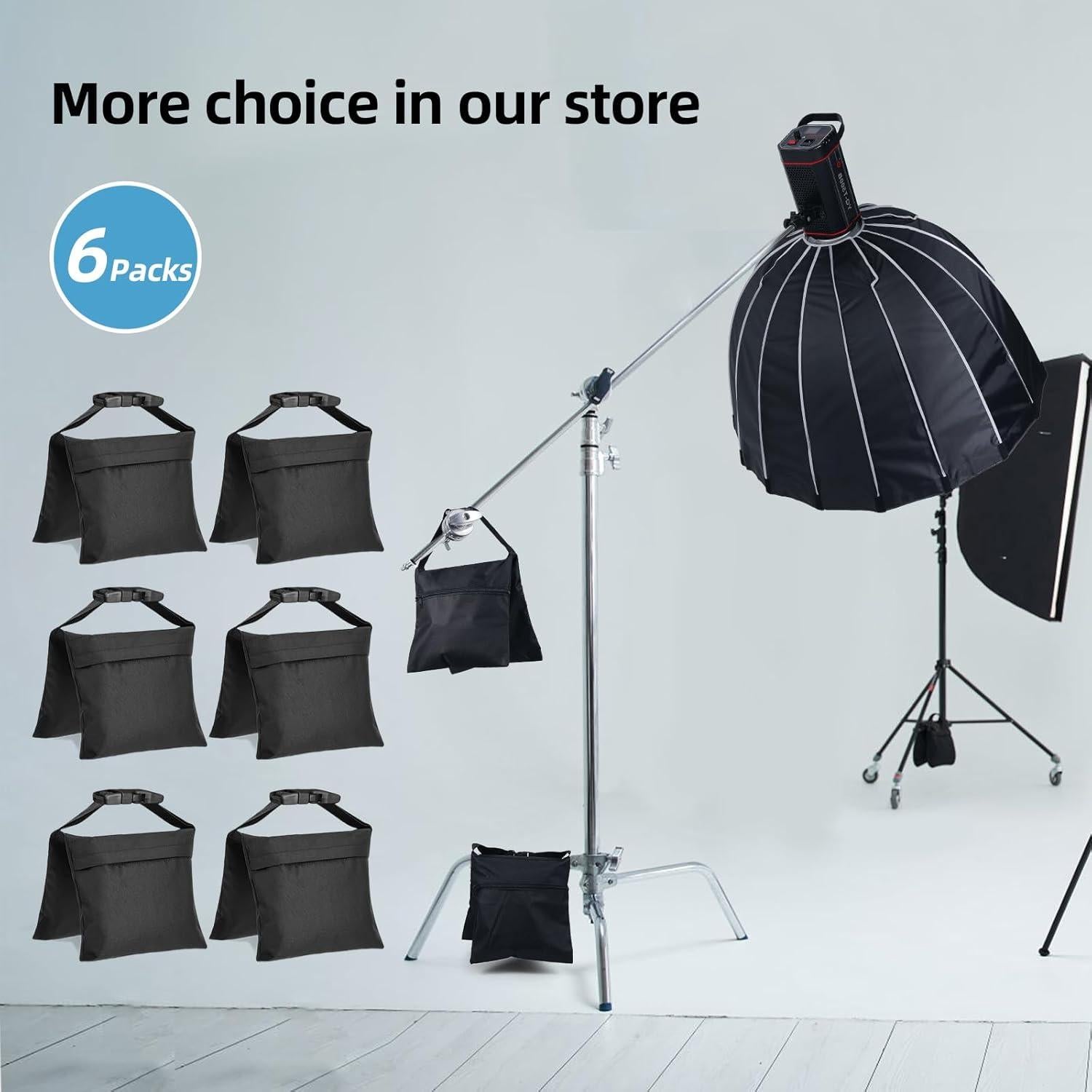 6 Sacos de Arena Alta Resistencia ifkdnr con Correas 6.8 kg