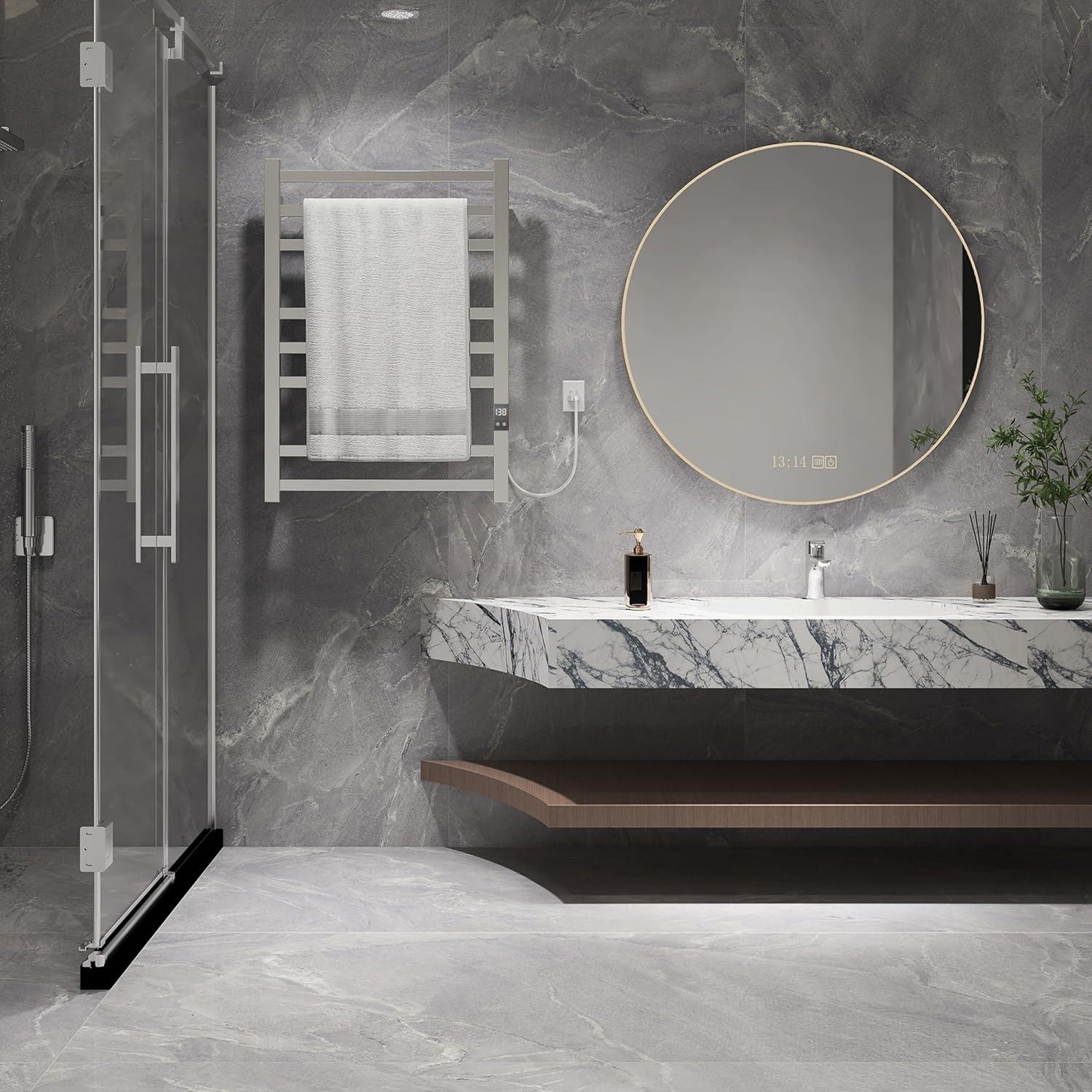 Calentador de Toallas Peaktrivol 8-Bar Acero Inoxidable 304