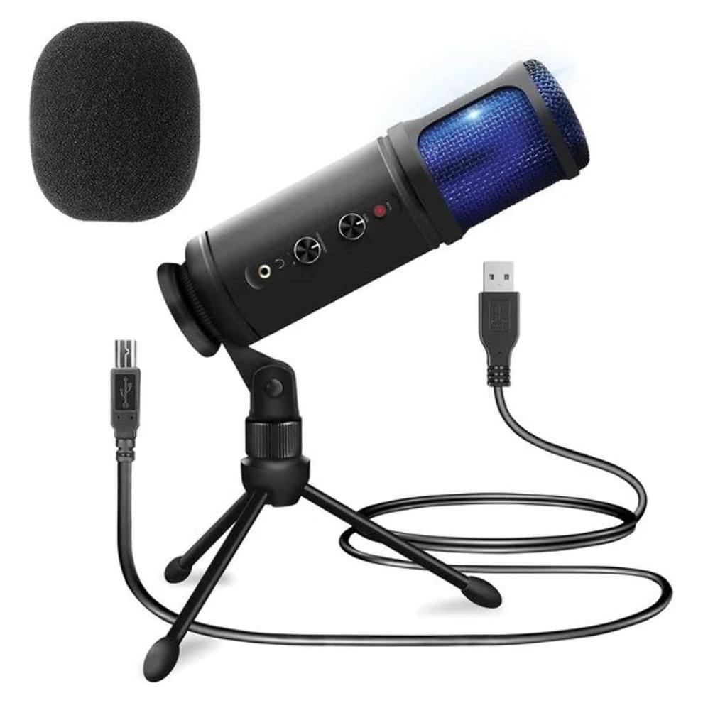 Micrófono de Condensador USB Pyle PDMIUSB50 - Audio Profesional