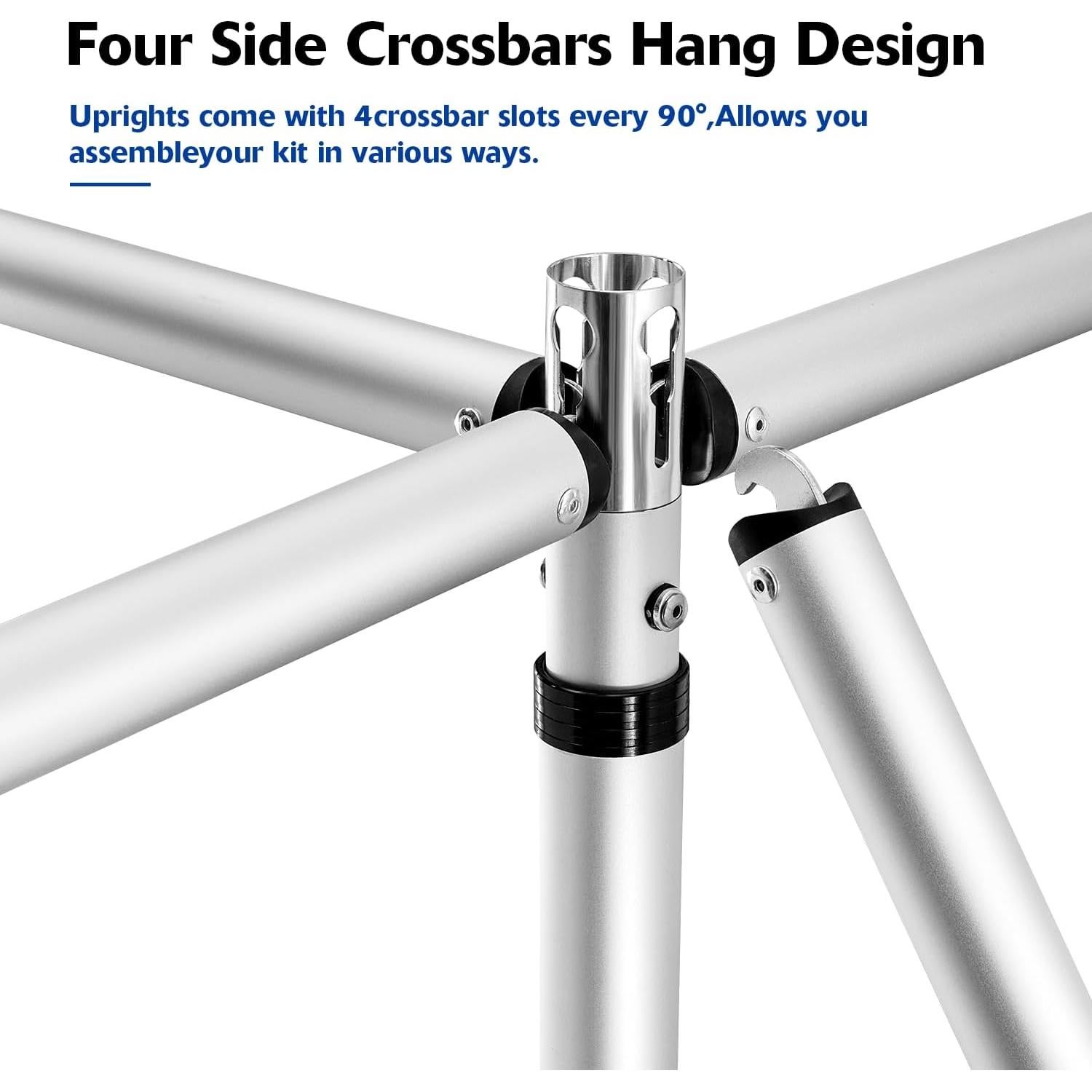 Soporte de Fondo Ajustable Hecis 3x3m para Fiestas y Bodas