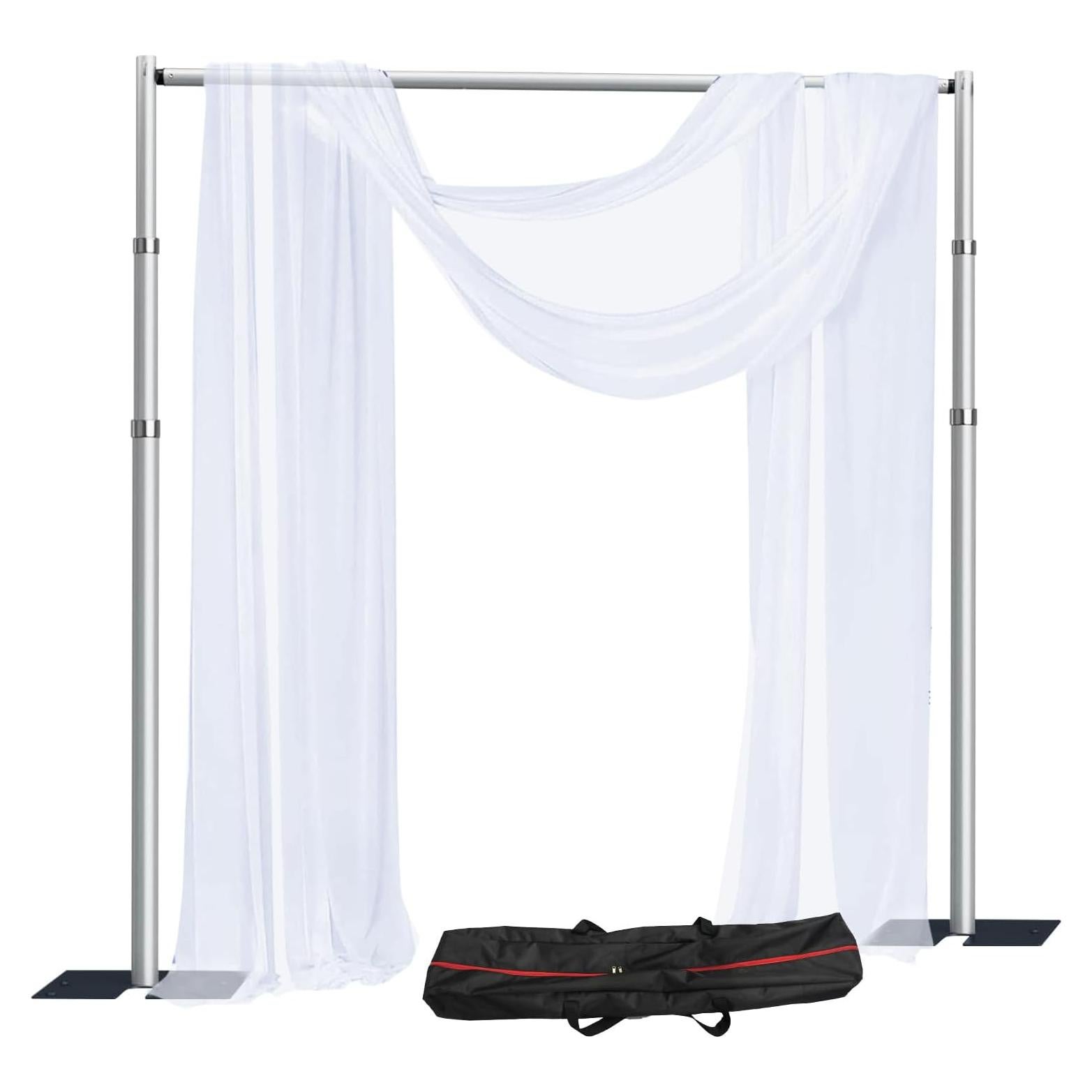 Kit de Soporte de Fondo de Tubo y Cortina SLOW DOLPHIN 3.76 cm