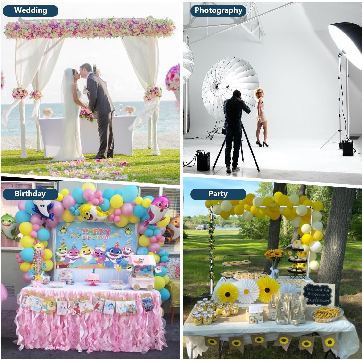 Kit de Soporte de Fondo de Tubo y Cortina SLOW DOLPHIN 3.76 cm