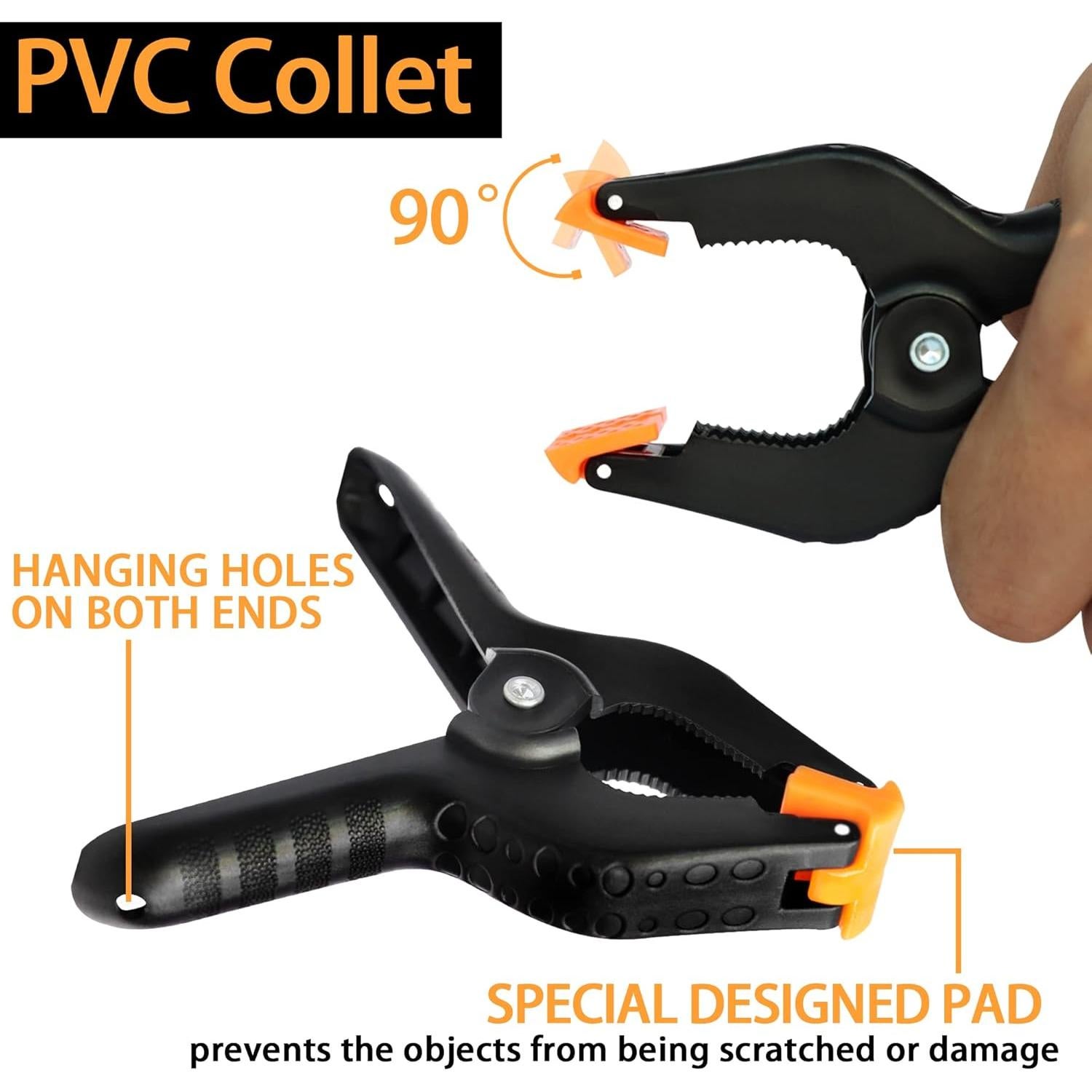 Juego de Pinzas de Resorte SAPITER - 14 Clips para Fondo Fotográfico