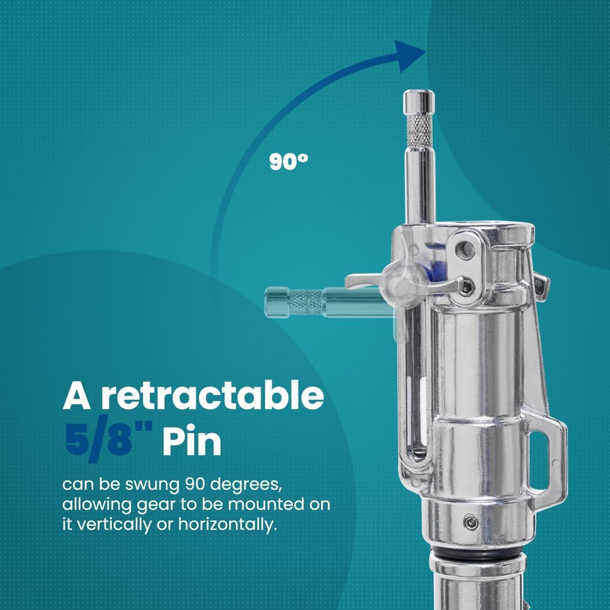 Soporte de Acero Lowboy Pro Flashpoint 1.70m con Pierna Niveladora