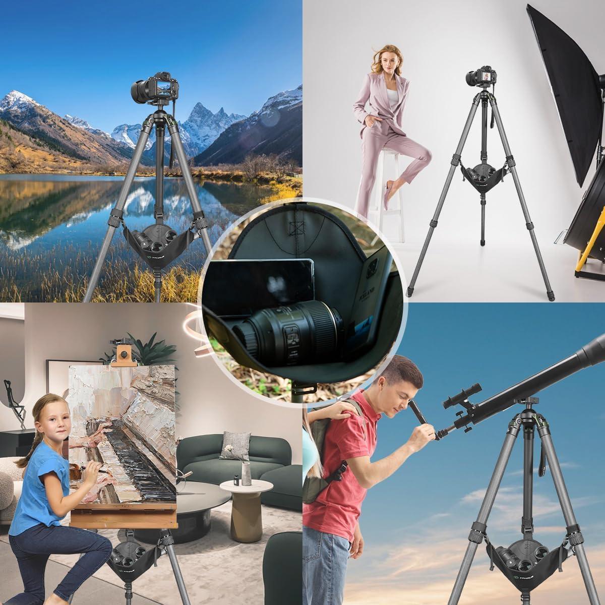 Bolsa de Piedra para Trípode FANAUE TS-01, 130g, Ajustable