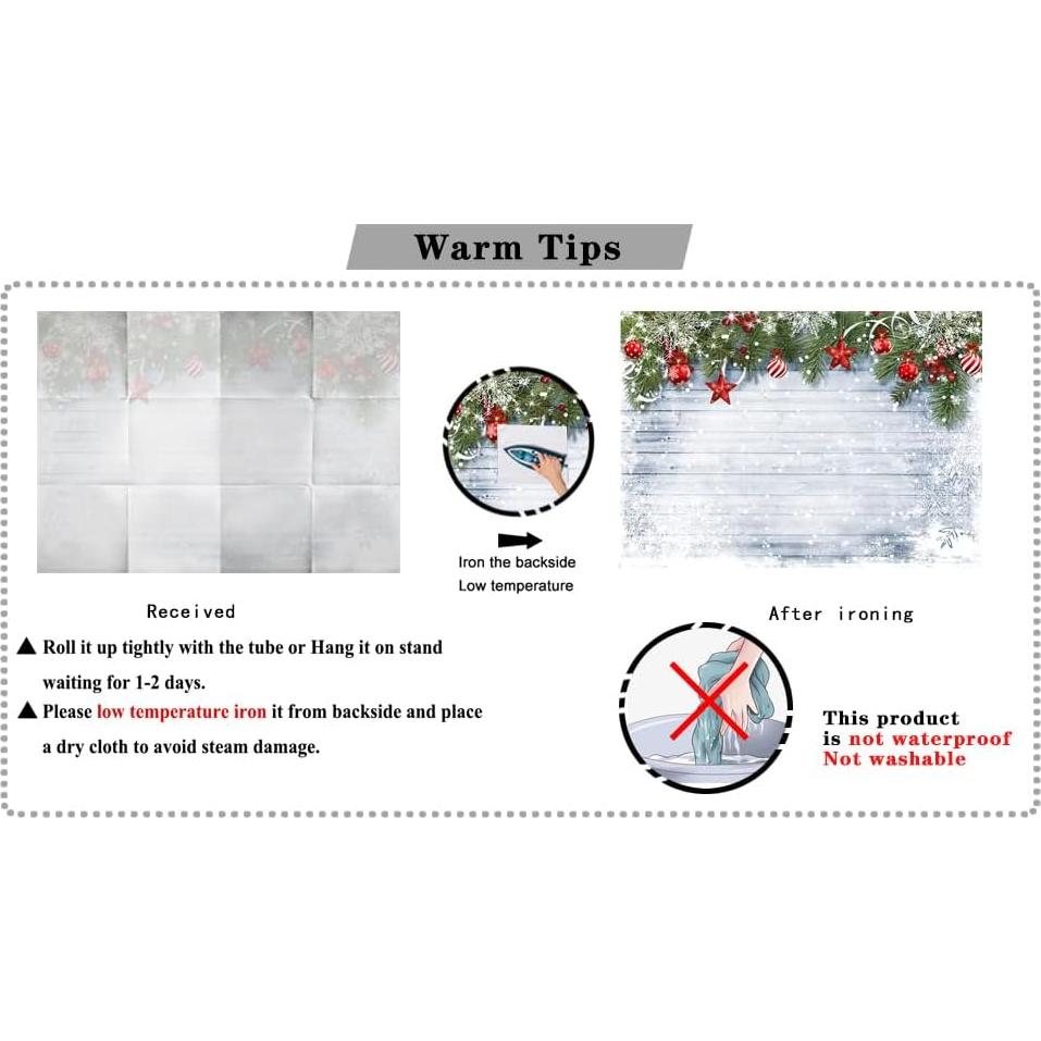 Fondo de Fotografía Navidad 2.4x1.8m Vinilo Hnzwbxg