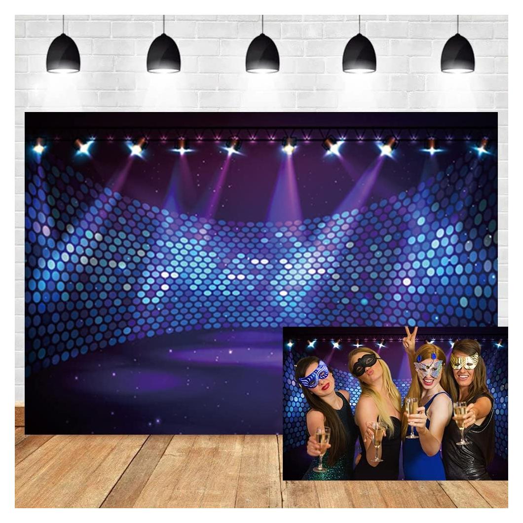 Fondo Fotográfico Vinilo OERJU 8x6ft (250x180cm) Púrpura