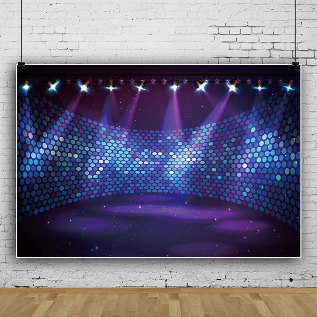 Fondo Fotográfico Vinilo OERJU 8x6ft (250x180cm) Púrpura