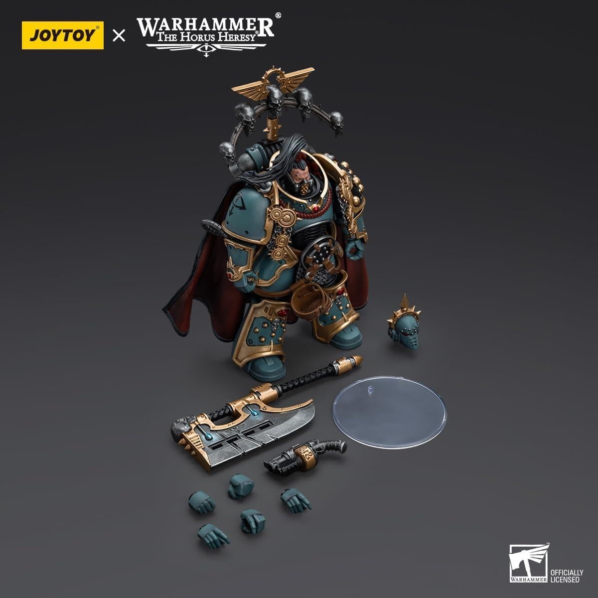 Figura de Acción JOYTOY Warhammer Hijos de Horus Praetor 1/18