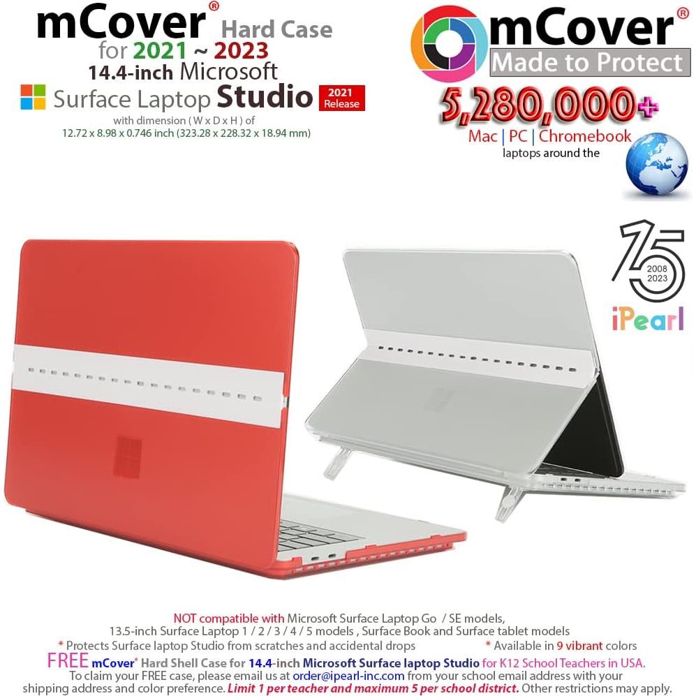 Funda mCover para Microsoft Surface Laptop Studio 14.4" Púrpura