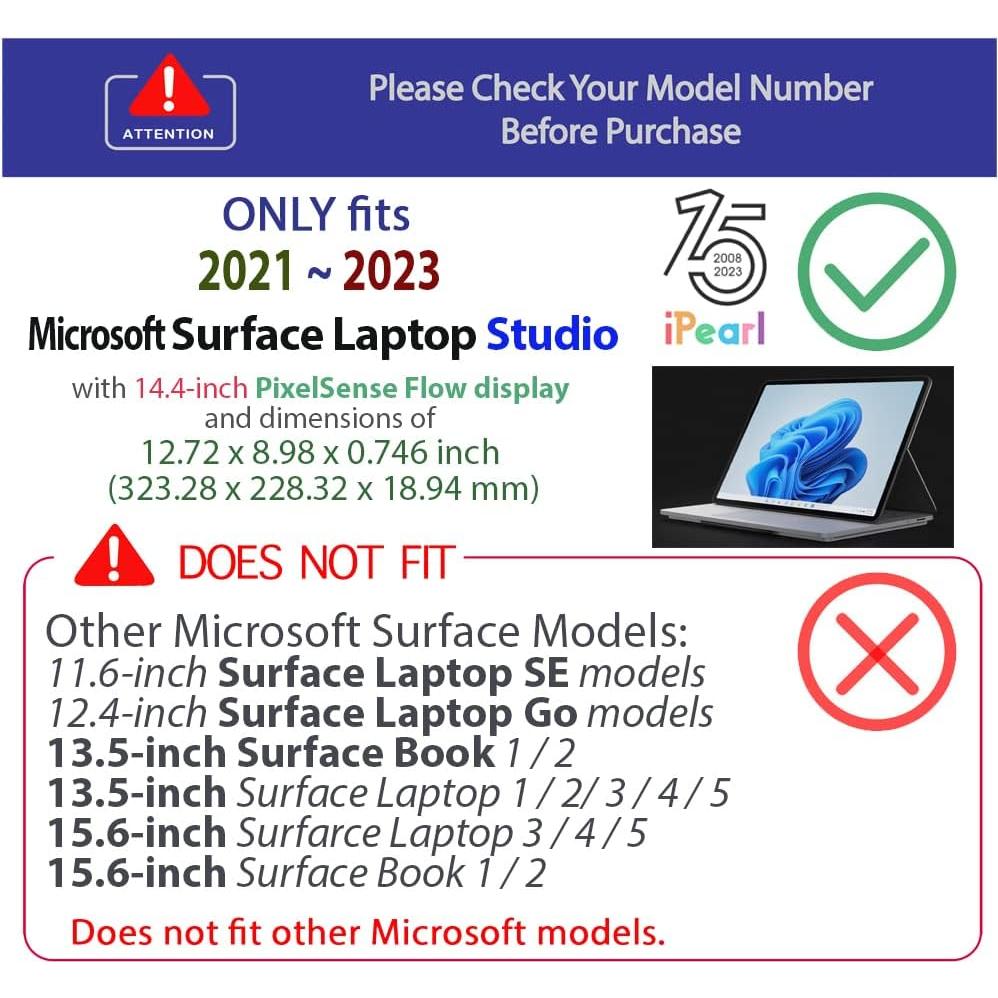Funda mCover para Microsoft Surface Laptop Studio 14.4" Púrpura
