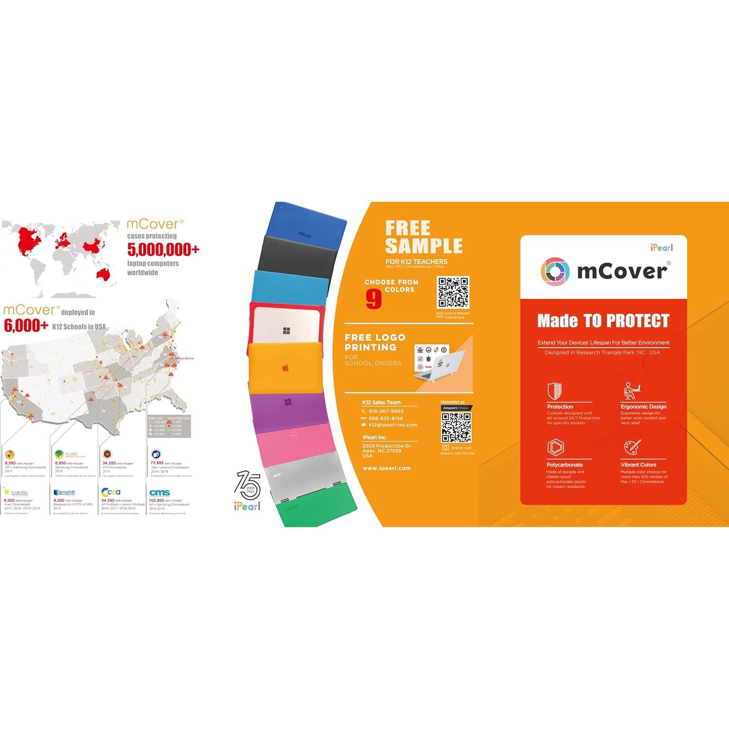 Funda mCover para Microsoft Surface Laptop Studio 14.4" Púrpura