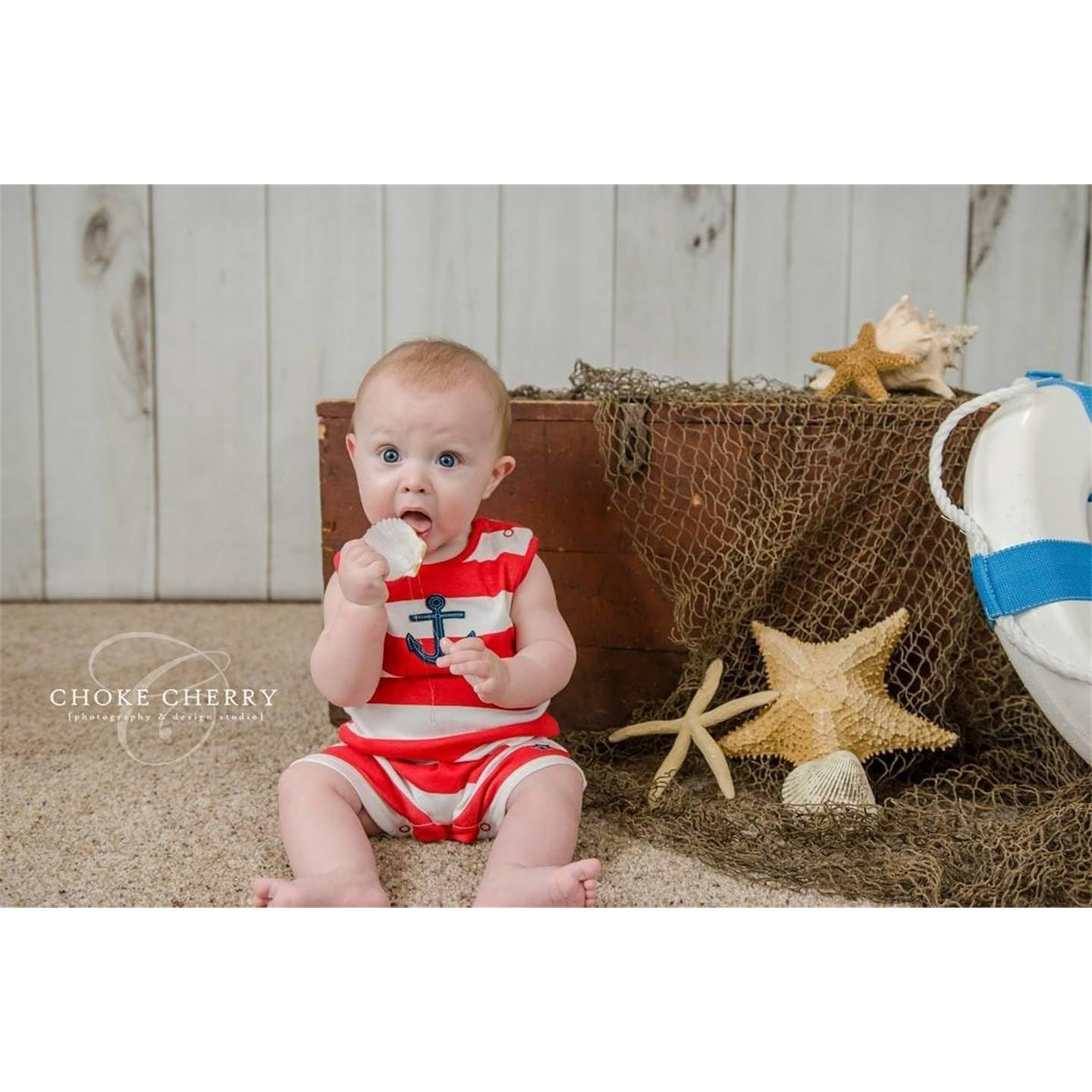 Fondo de Microfibra Kate 3.05x1.98m Madera Blanca Vintage