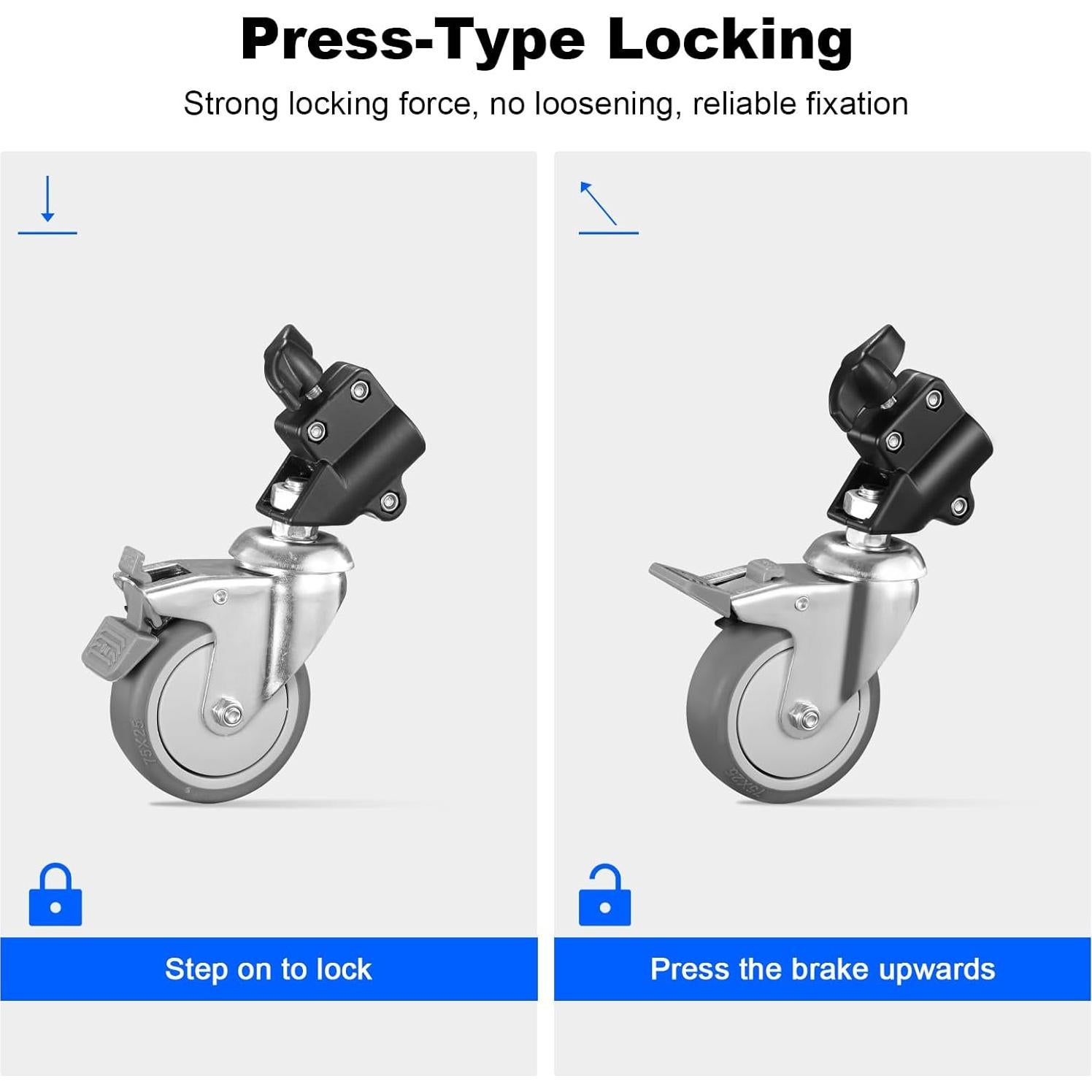Ruedas Giratorias Profesionales Soonpho 3 Paquetes 22mm
