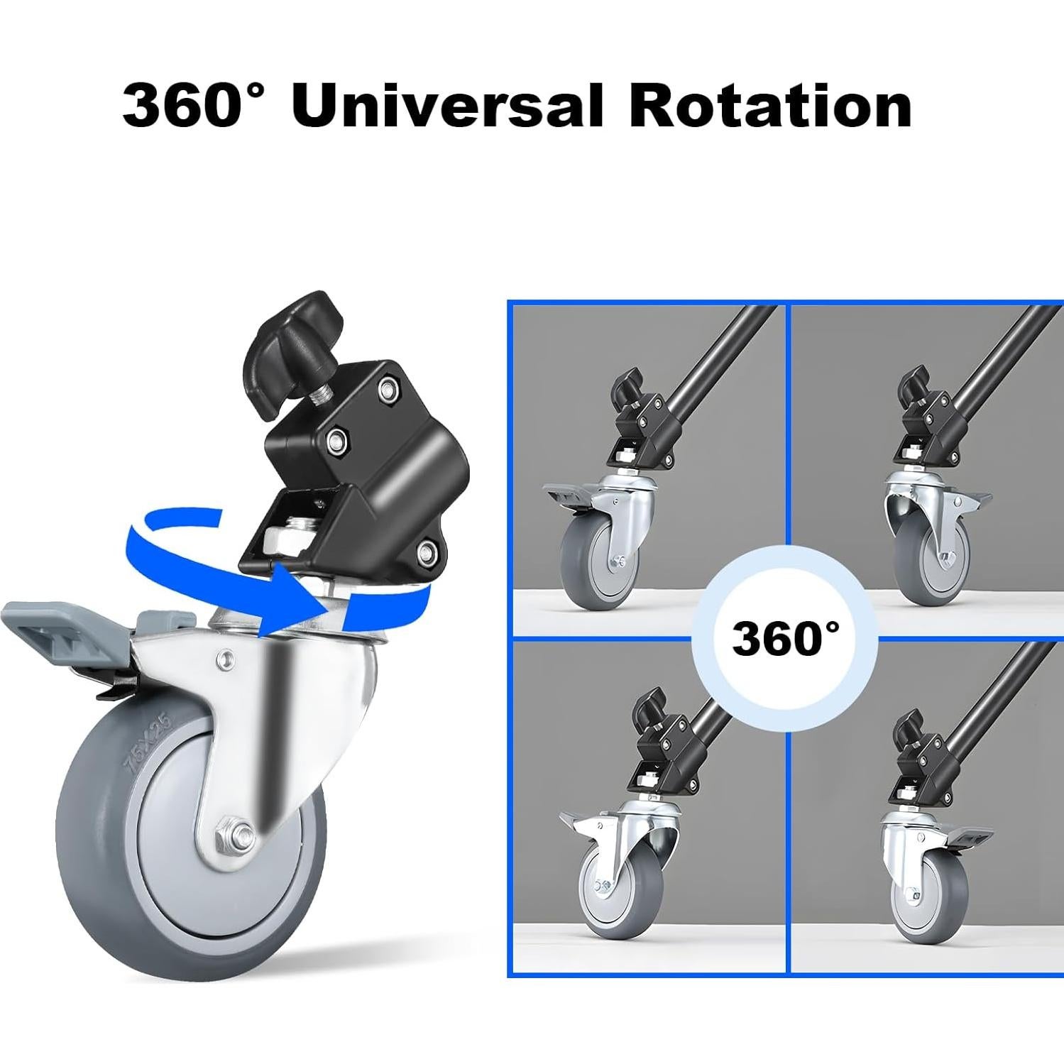 Ruedas Giratorias Profesionales Soonpho 3 Paquetes 22mm